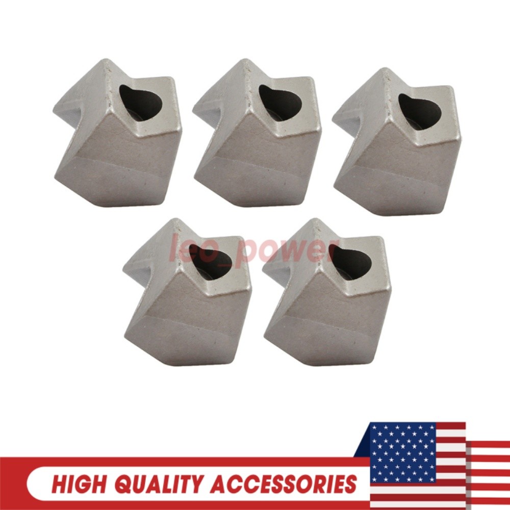 5Pcs Replacement For Fecon Cubit Reversible Knife Teeth