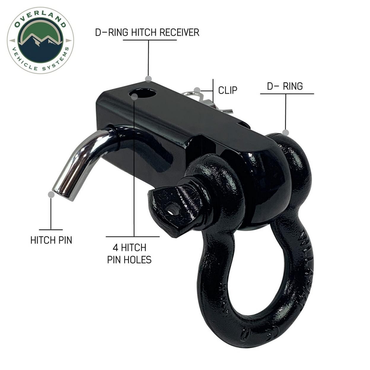 Overland Vehicle Systems Winch Shackle | 19109901