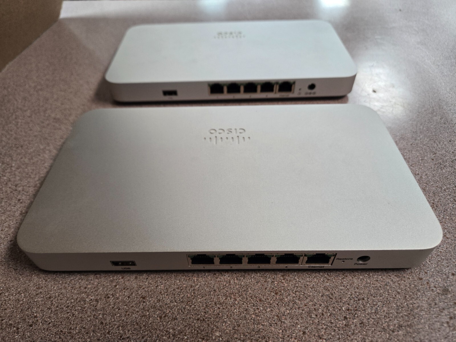 Lot of 2 Cisco Meraki MX64-HW Cloud Managed Security Appliance - used