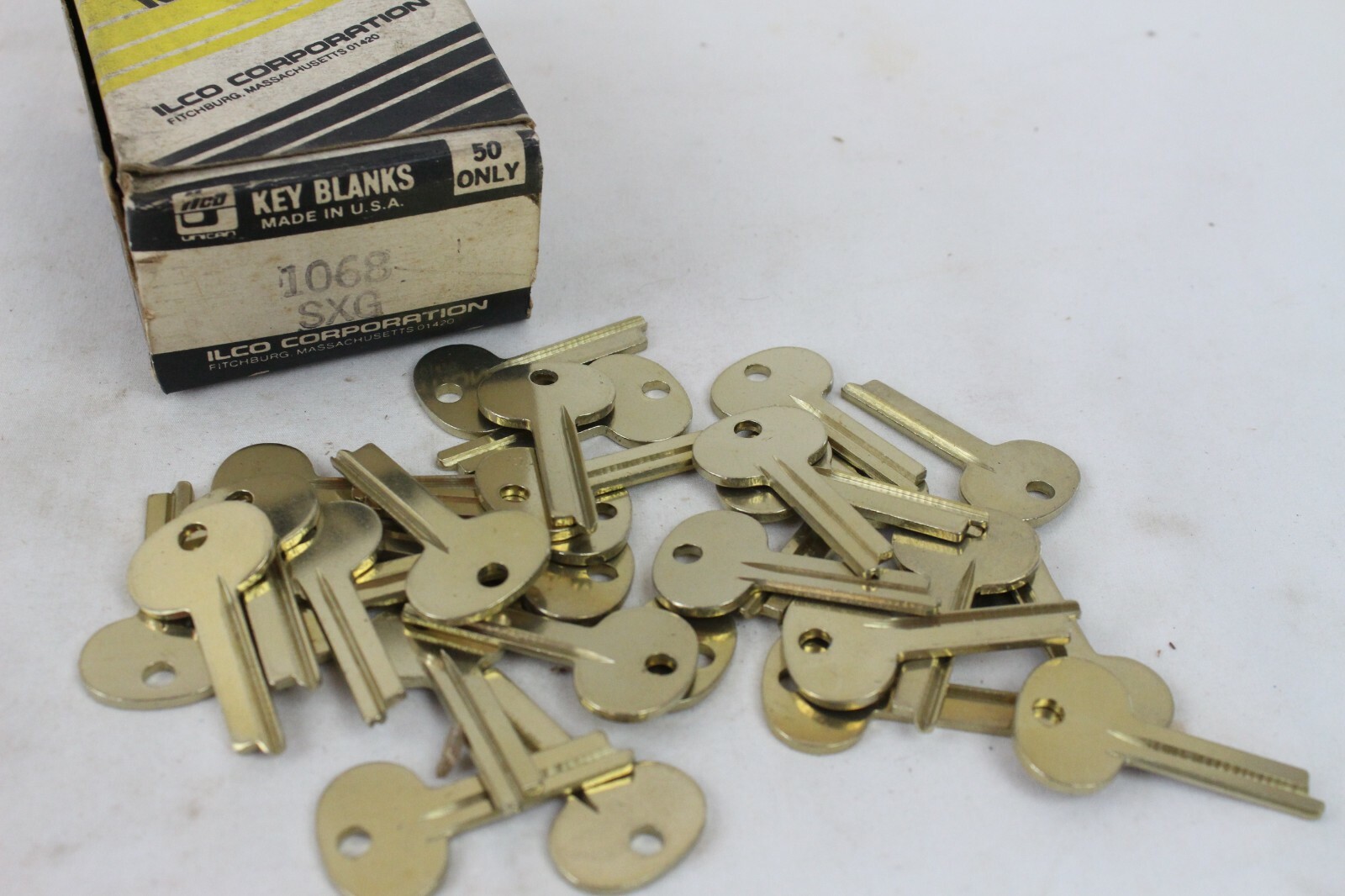 30 NOS Ilco 1068 SXG Key Uncut Blank Sargent & Greenleaf S&G Safe Deposit Box