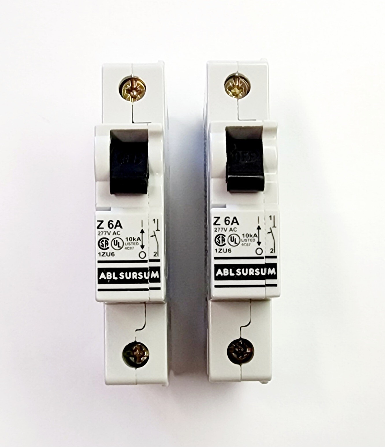 *LOT OF 2* NEW ABL SURSUM 1BU13 1 POLE 13A 277VAC CIRCUIT BREAKER