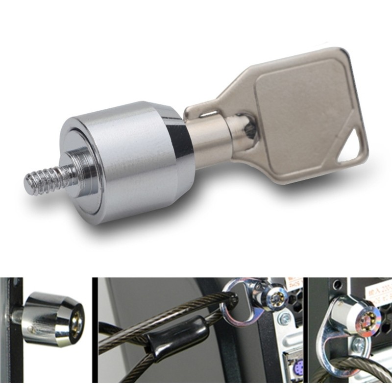 Anti-Theft Office PC Computer Desktop Keys Security Lock with Keys Computer Host