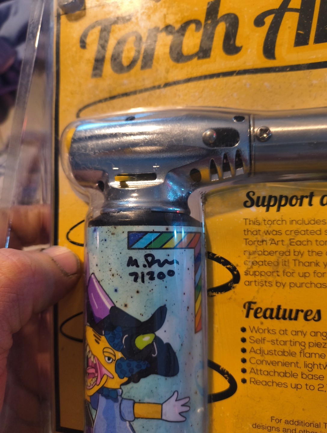 ErrlyBird Torch Art Butane Torch Signed