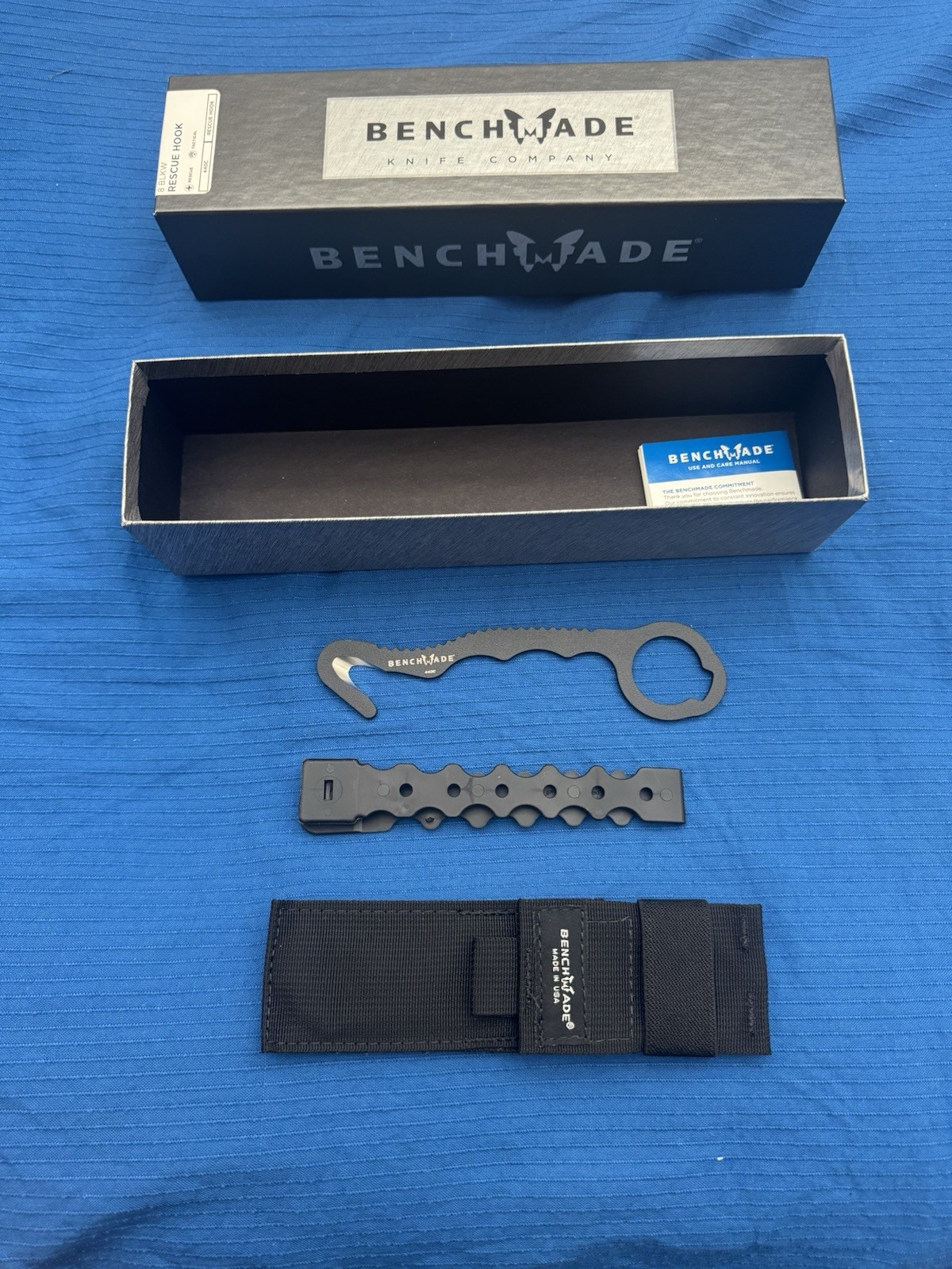 Benchmade 8 BLKW Safety Cutter & Rescue Hook