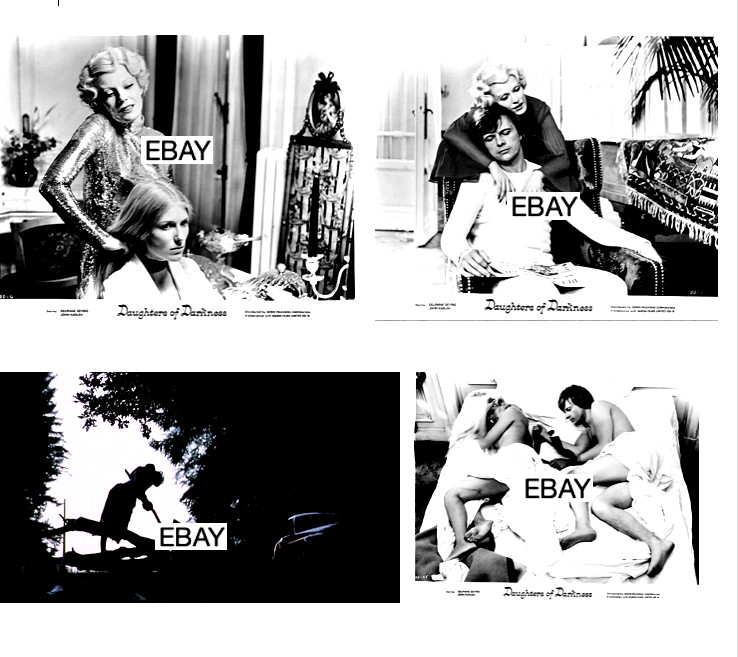 SALE: DAUGHTERS OF DARKNESS 1971 4 HORROR MOVIE PHOTOS JOHN KARLEN DARK SHADOWS