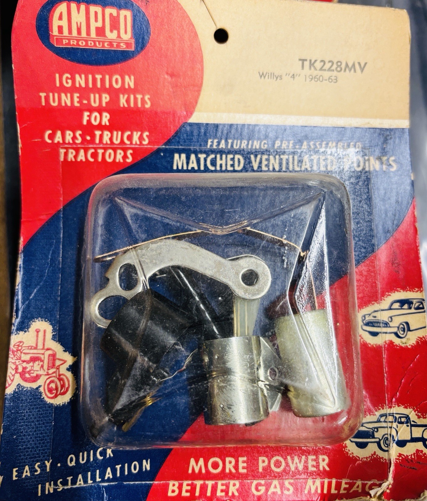 NOS Ampco Ignition Tune Up Kit TK228MV Willy's "4" 1960-1963