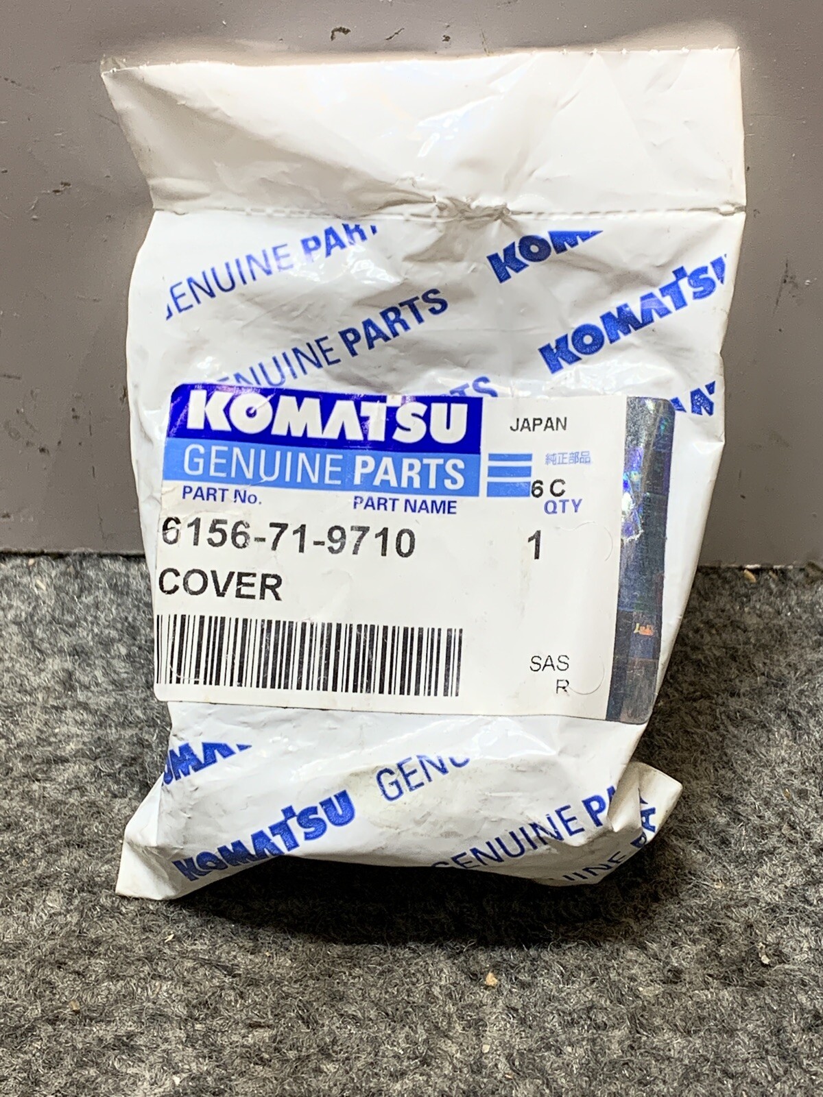 NEW GENUINE  KOMATSU COVER 6156-71-9710