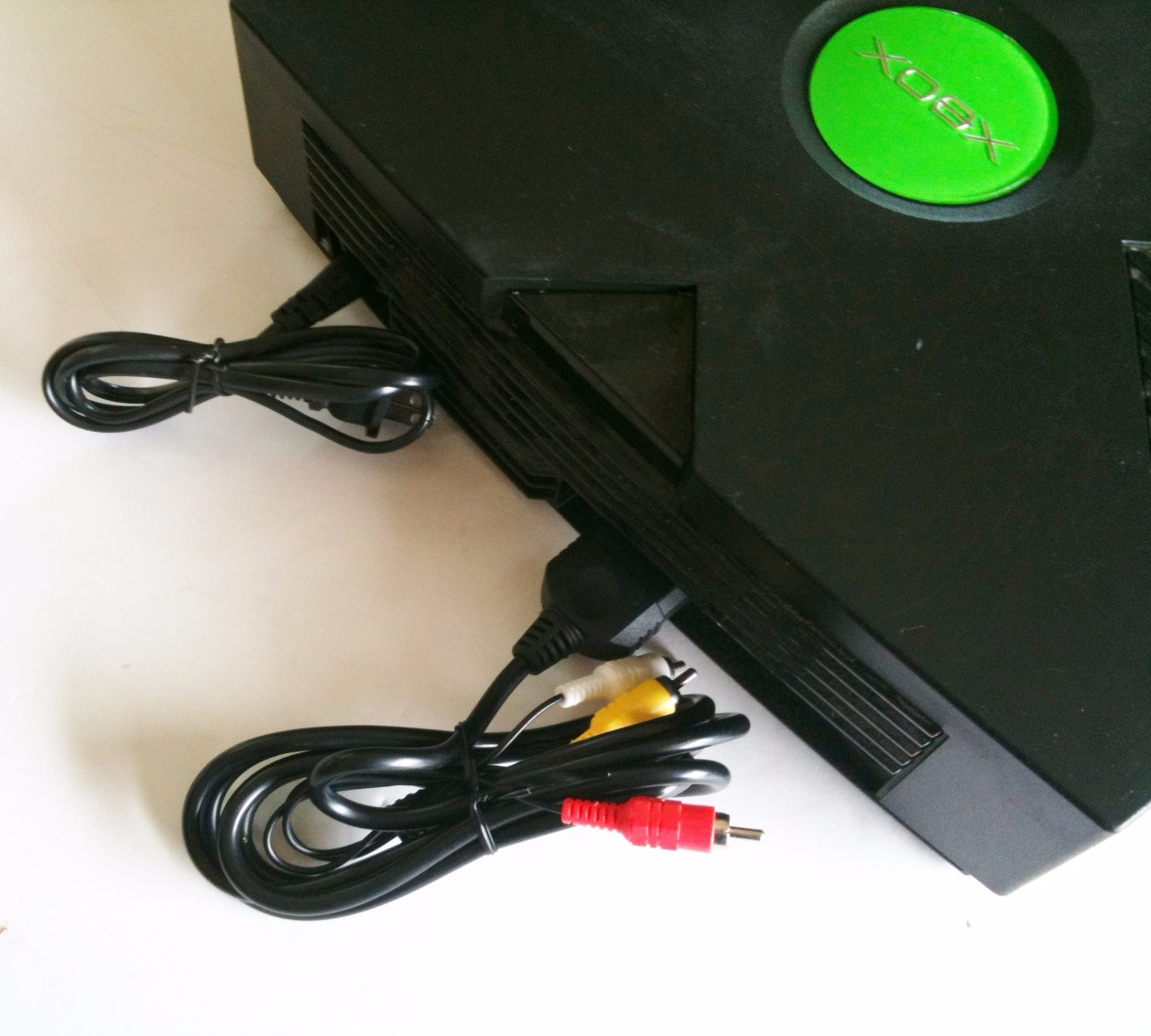 NEW AC Power Cord +  AV RCA TV Hookup Connection Bundle Original Microsoft XBOX