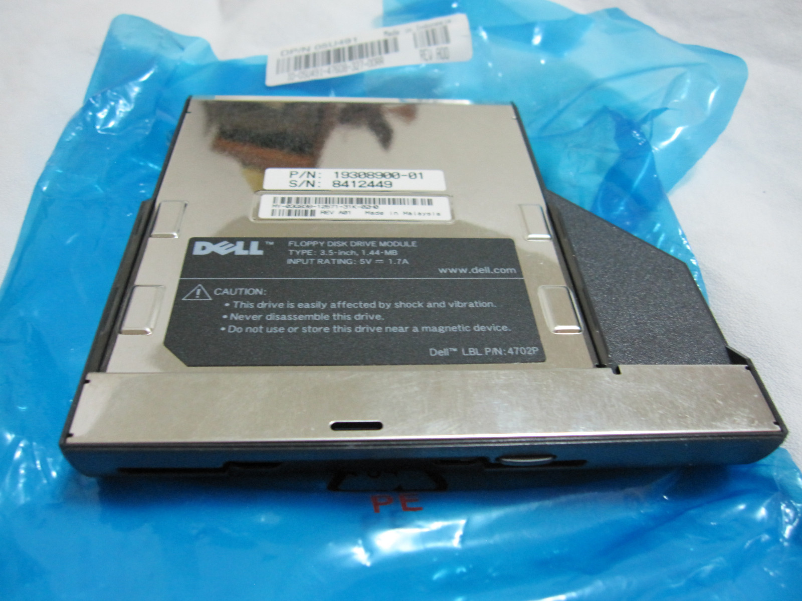Dell 4702p Floppy Disk Drive Module 3.5" 1.44MB