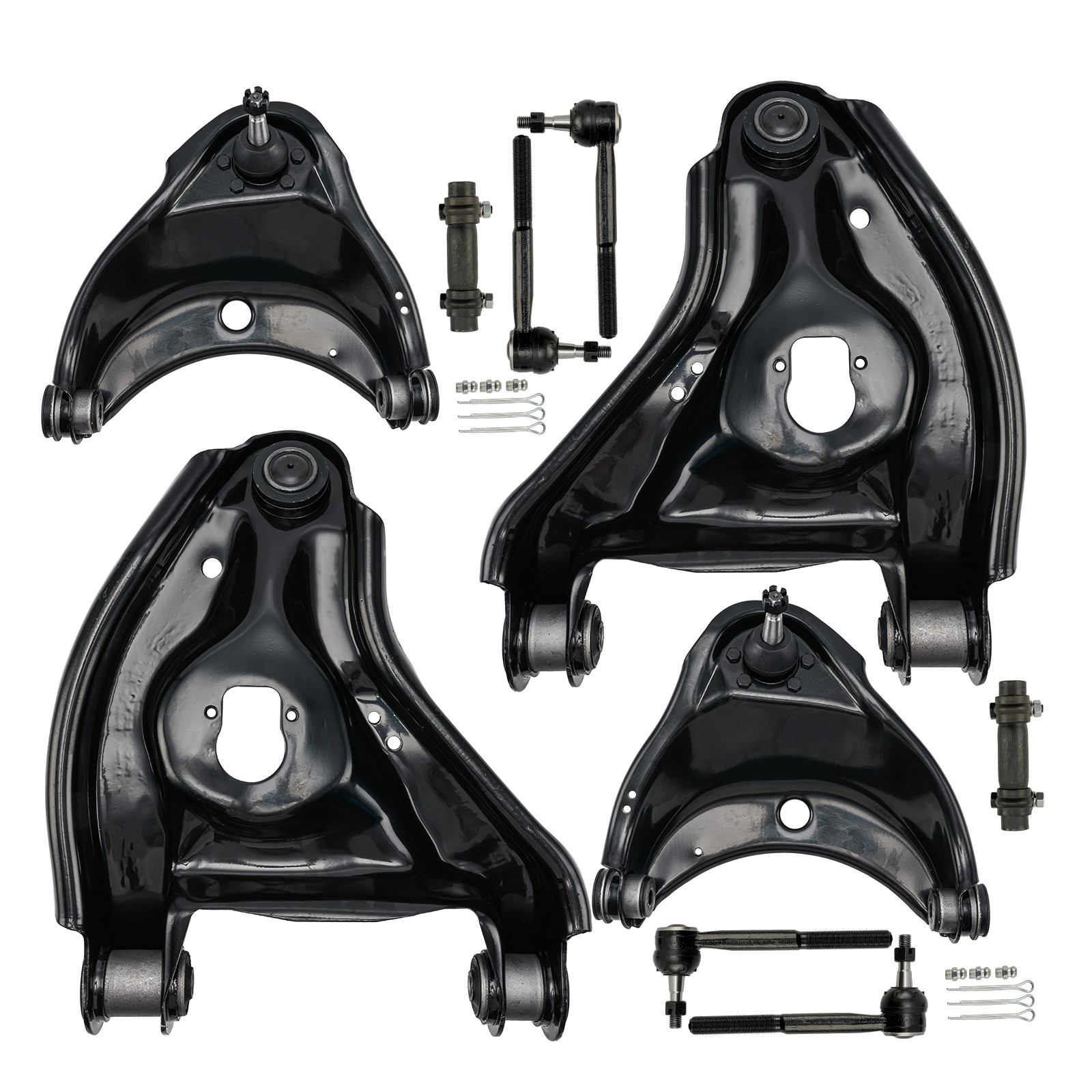 10Pcs Complete Front Suspension Kit For 88-99 Chevy GMC C1500 88-00 Chevy C2500
