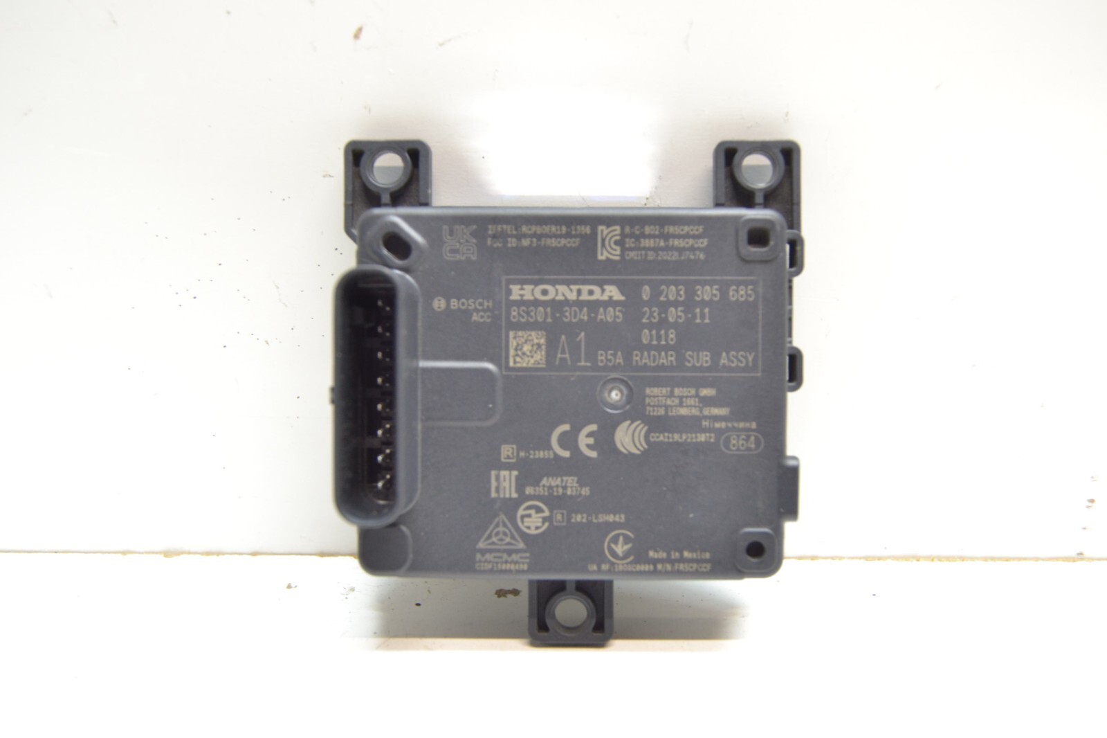 2023 2024 Honda CR-V Adaptive Cruise Control Distance Sensor 8S301-3D4-A05 OEM