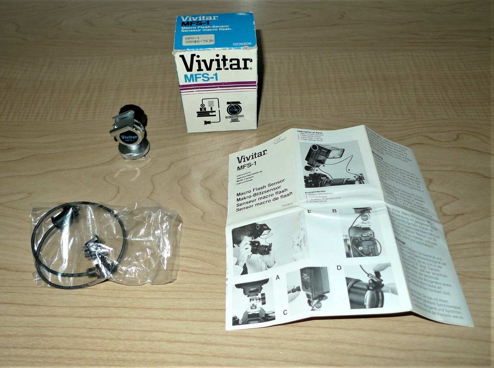 Vivitar MFS-1 Macro Flash Sensor Made In Japan N.O.S. Free Shipping