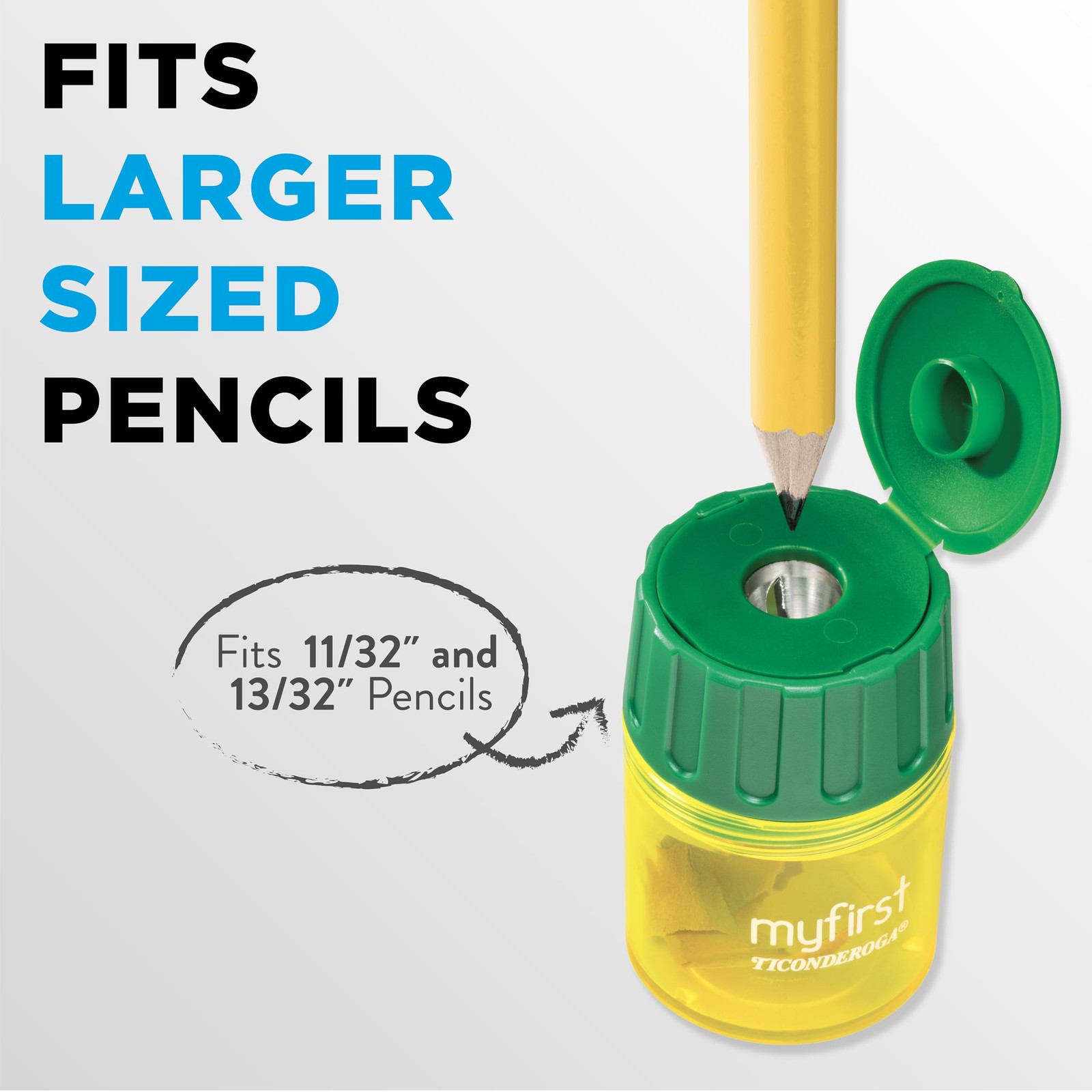 Ticonderoga My First Sharpener Yellow and Green