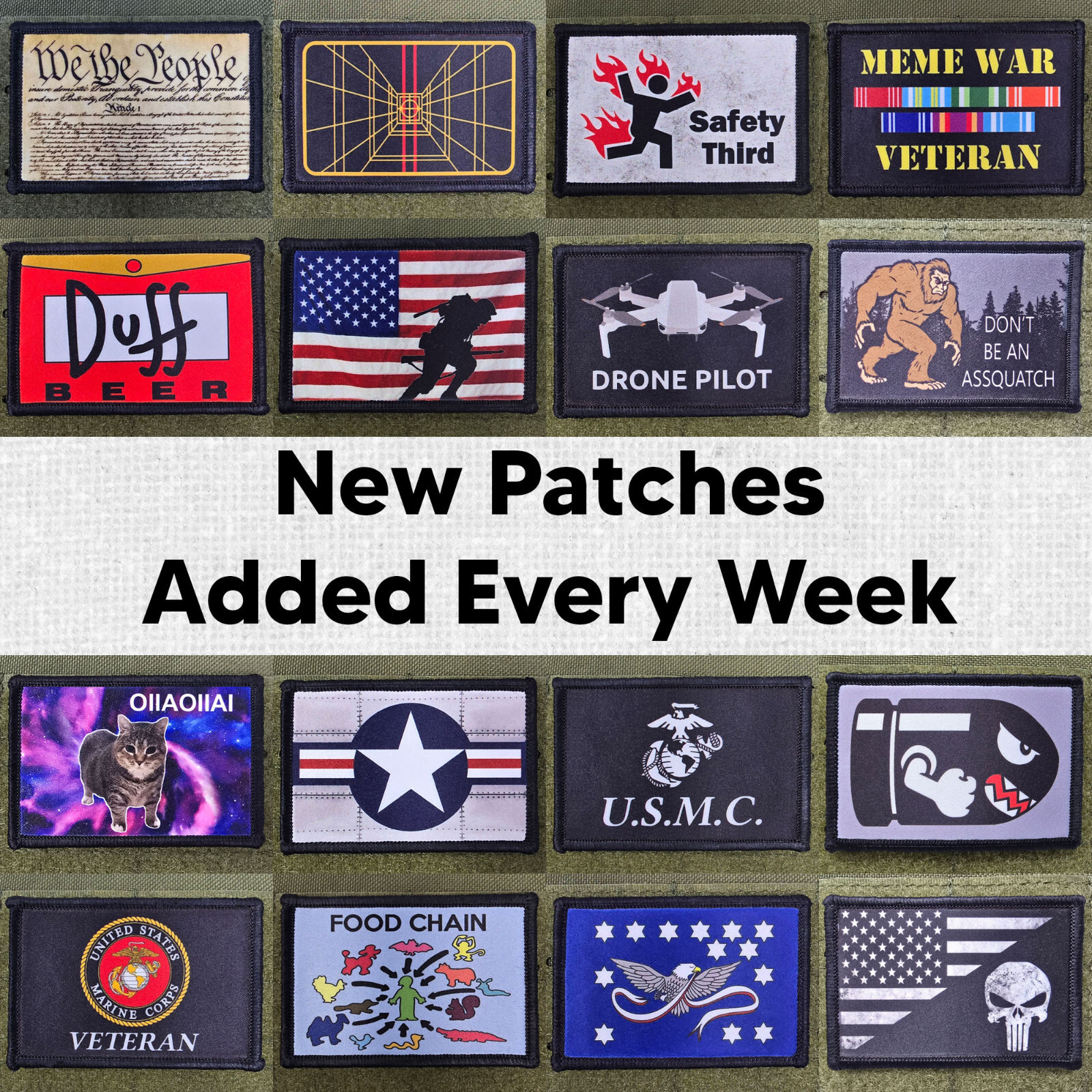 Legalize Plutonium Patch Moral Tactical Meme USA Flag Hook & Loop 3x2