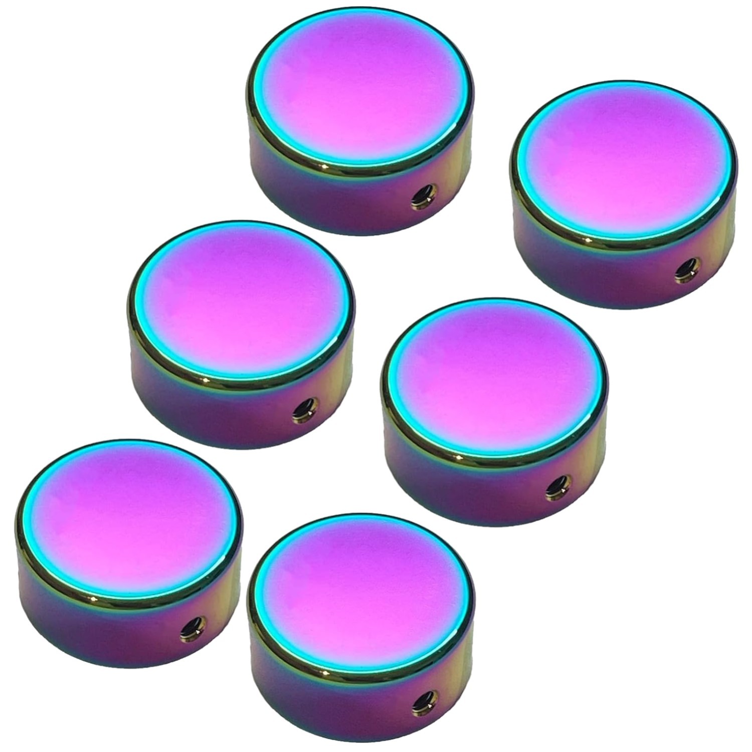 Aluminum Guitar Pedal Footswitch Toppers - Gradient V1