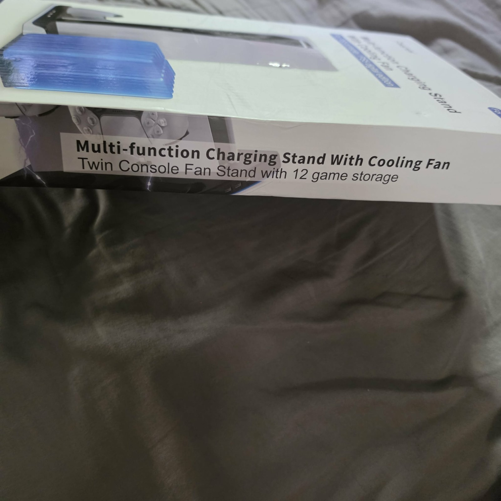 Insten Multi Function Charging Stand With Cooling Fan For PS5