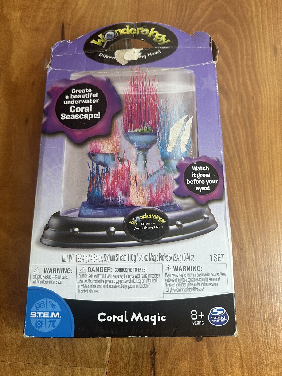 Wonderology Growing Crystals Coral Magic S.T.E.M. Activity Age 8+