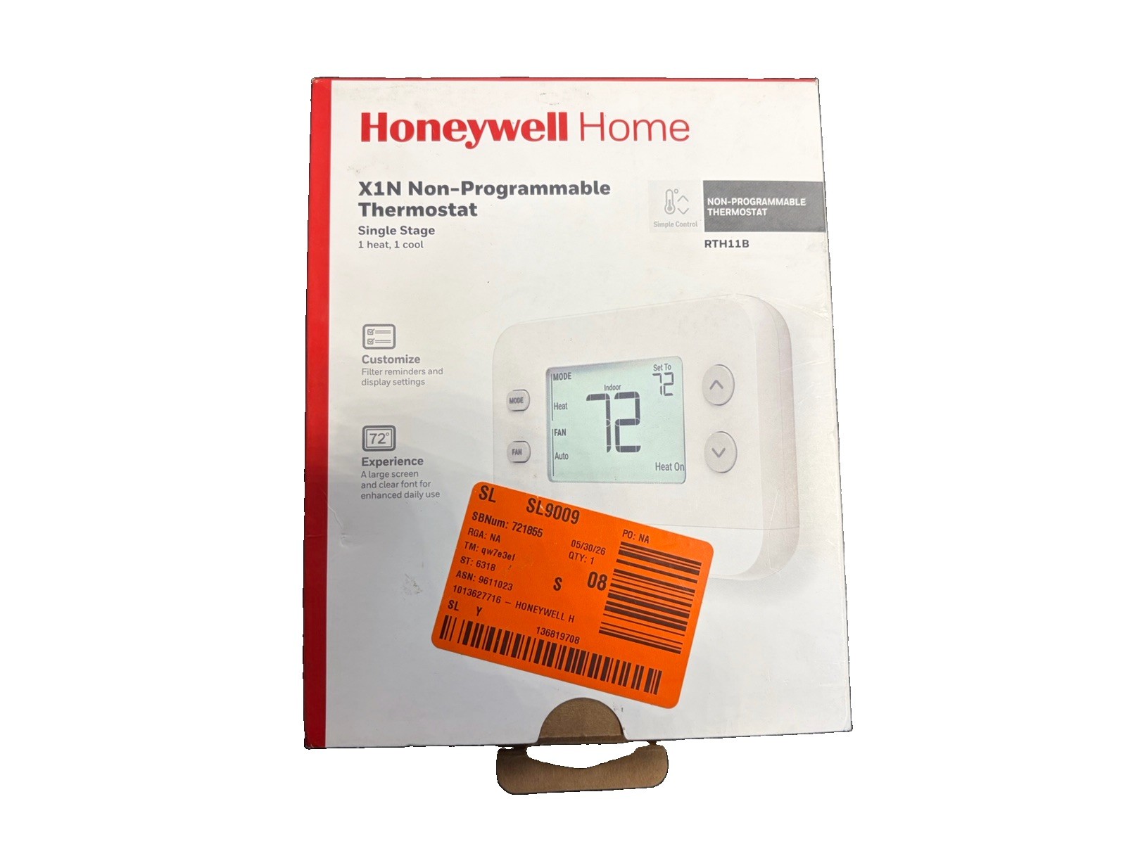 Honeywell Home RTH111B X1N Non-Programmable Thermostat Open Box