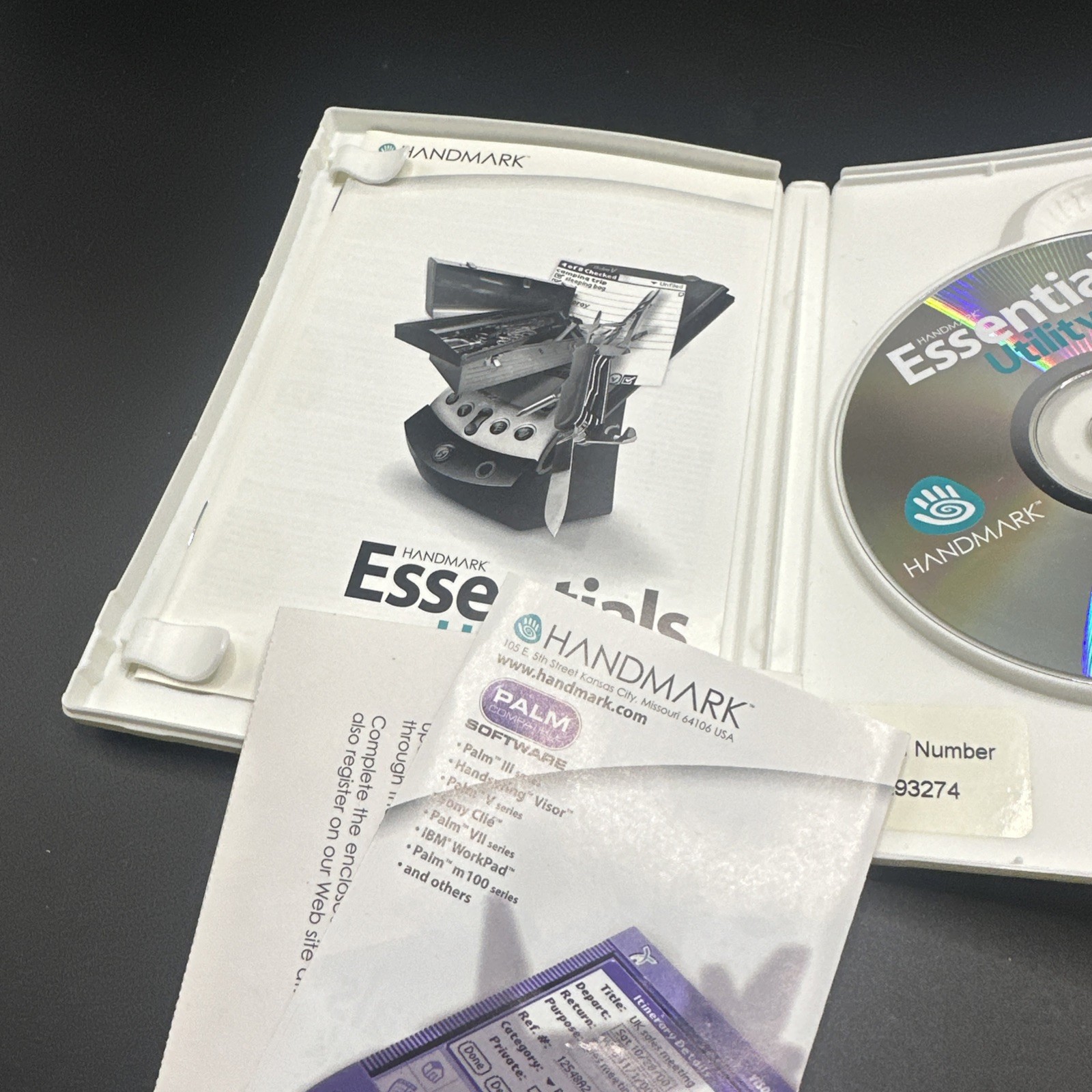 Handmark Palm Compatible Software Essentials Utility pak, Essentials Utility NOS
