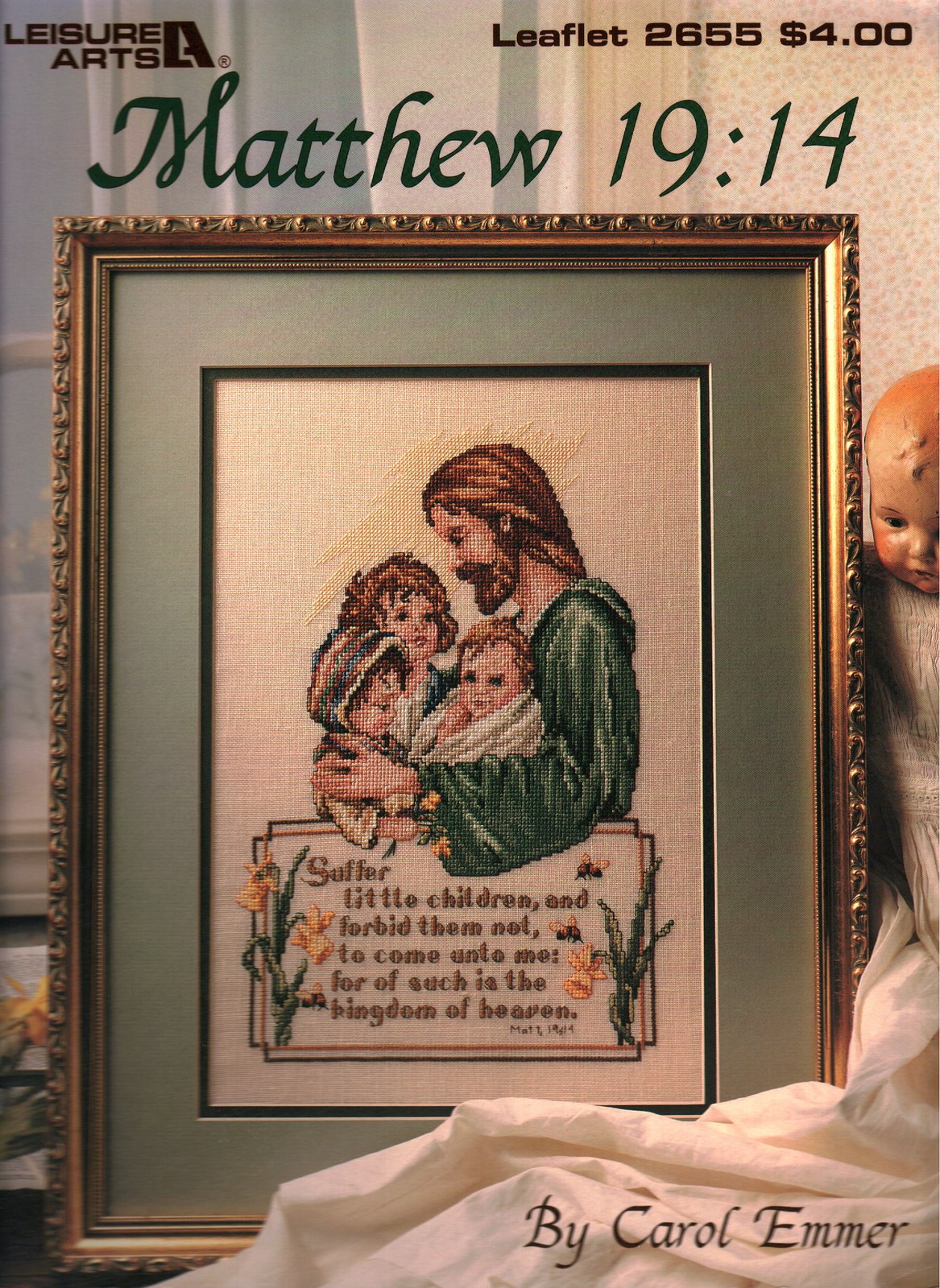 Matthew 19:14 Counted Cross Stitch | Leisure Arts 2655