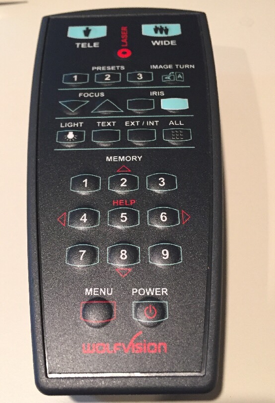 WolfVision Wolf Vision Laser Pointer Remote Control For Visual Presenter