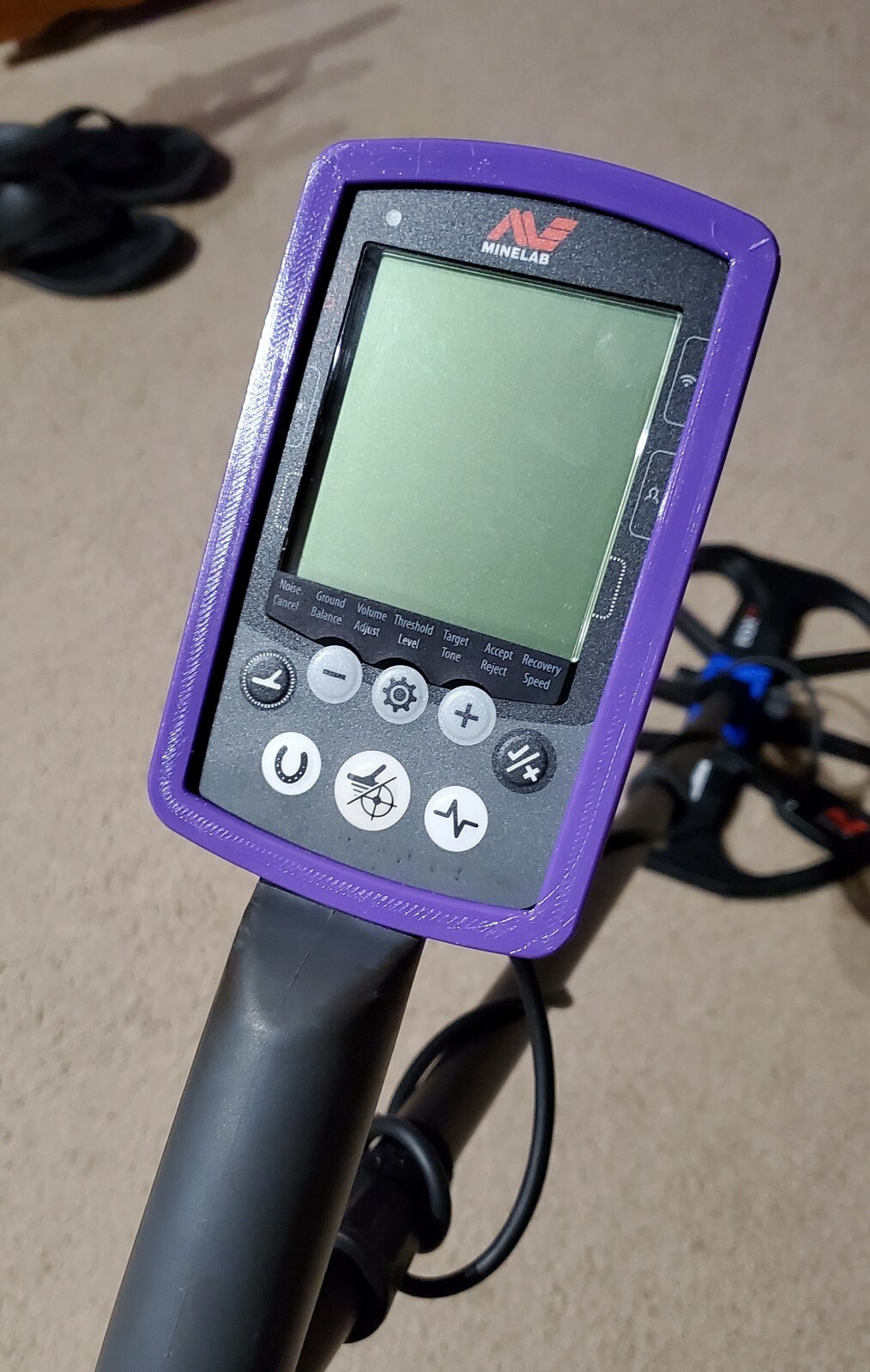 PURPLE Minelab Equinox 900/700 Control Box Protector (Rubber)