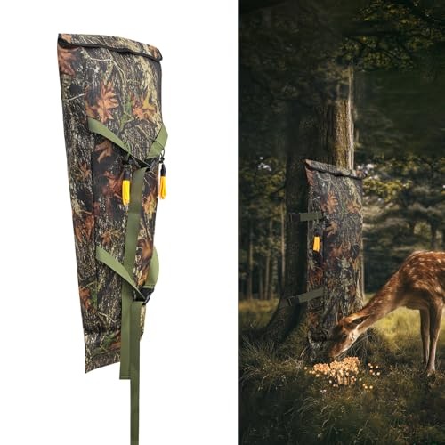 Camo Deer Feeder - 100 lb Tree Hugger Gravity Feeder, Waterproof One Size
