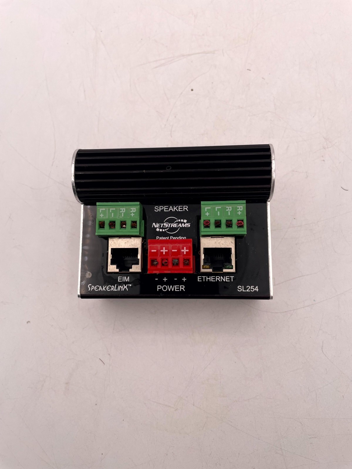 Netstreams SpeakerLinx SL254 IP-Based Room Controller Amplifier Black EIM Port