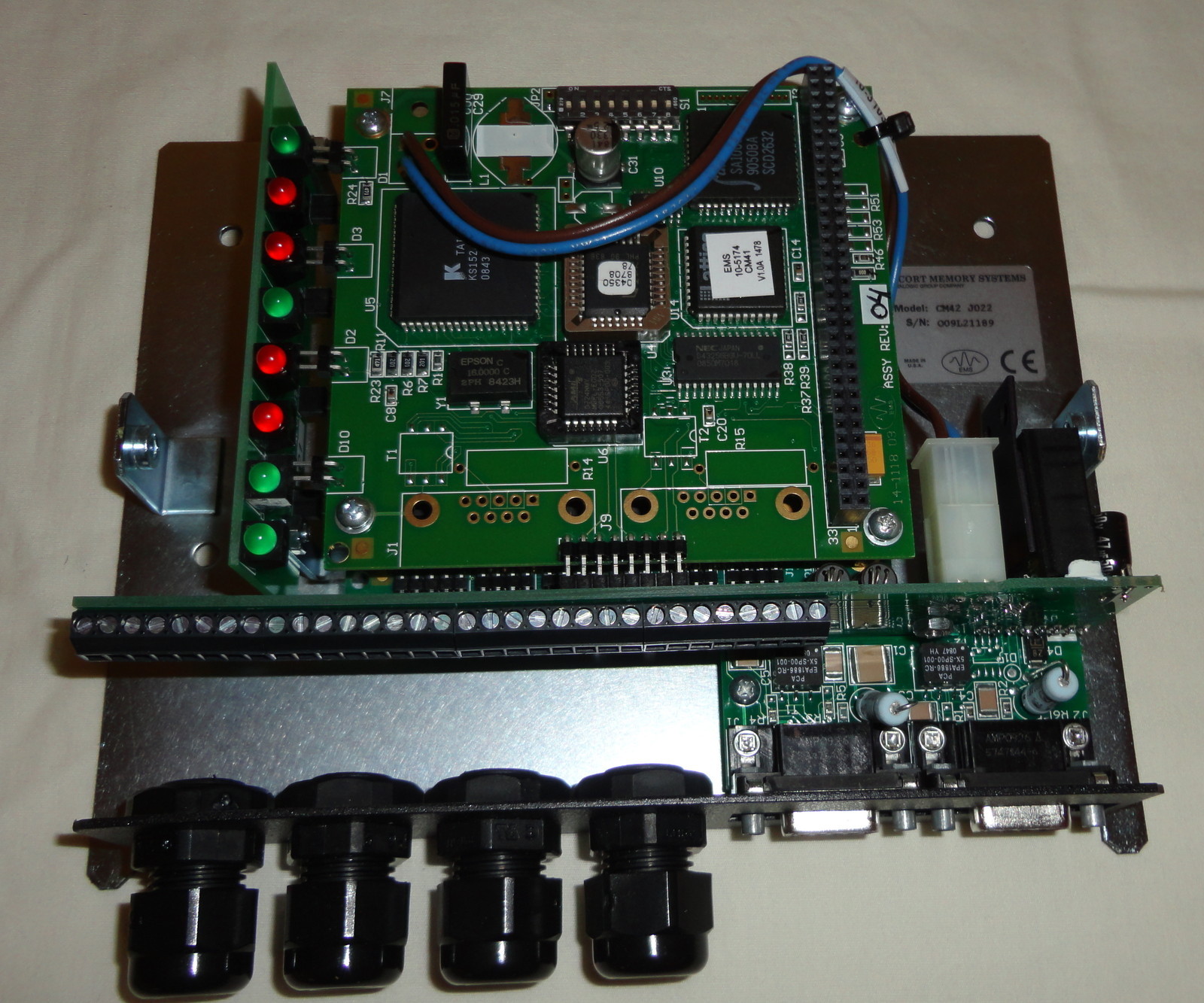 EMS CM42 J022 INTERFACE CONTROLLER DATALOGIC ESCORT MEMORY SYSTEM CM42J022 NEW