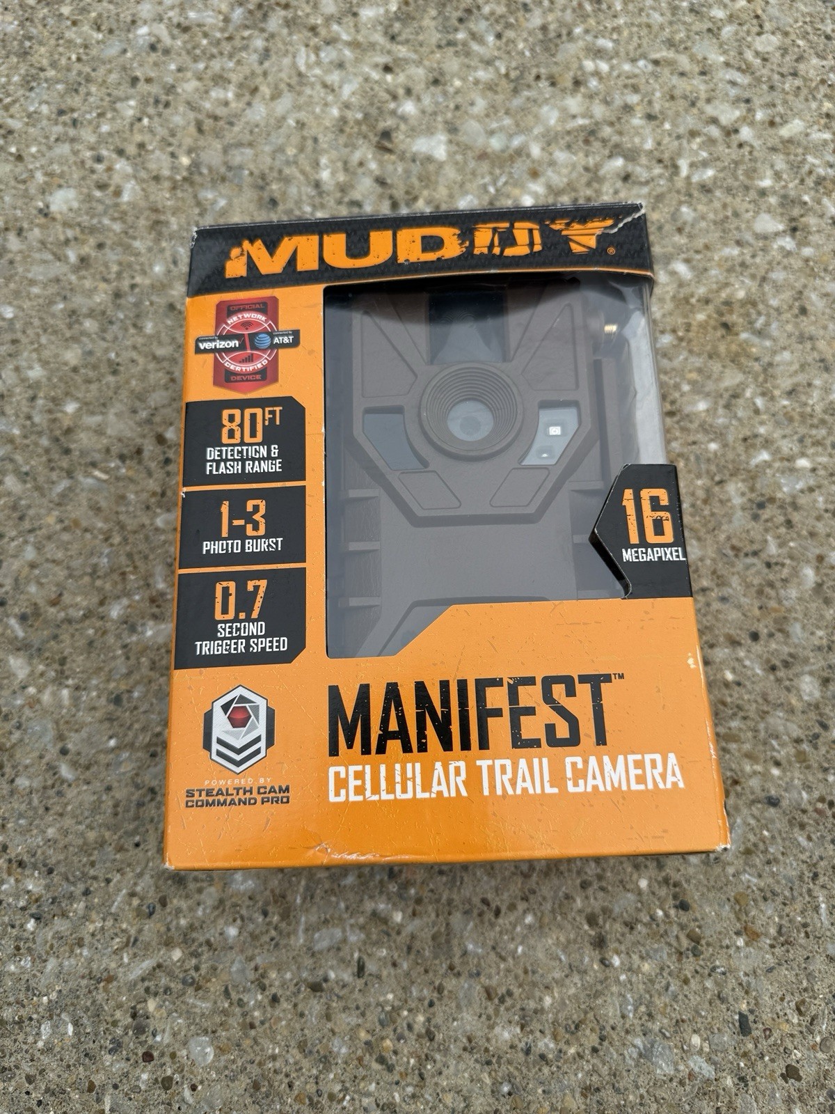 Muddy Manifest 16 Megapixel Trail Camera Hunting Surveillance Security - Brown