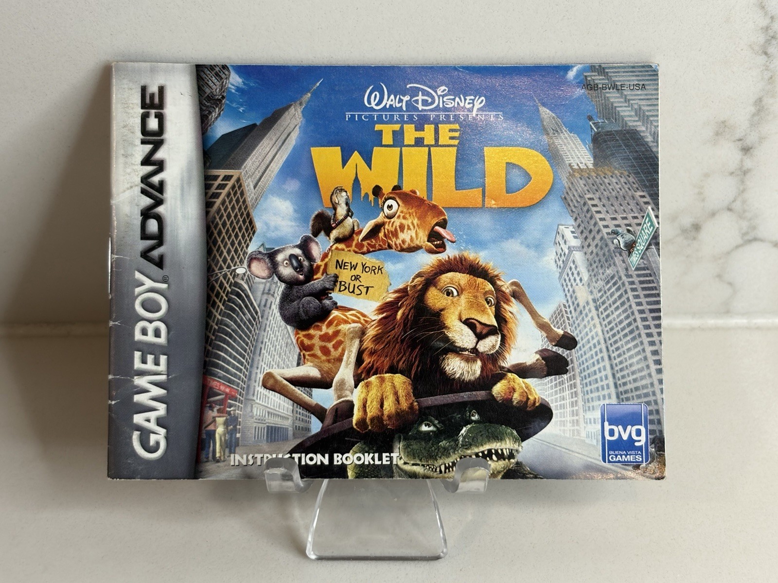 Disney's The Wild - Game Boy Advance - Instruction Manual