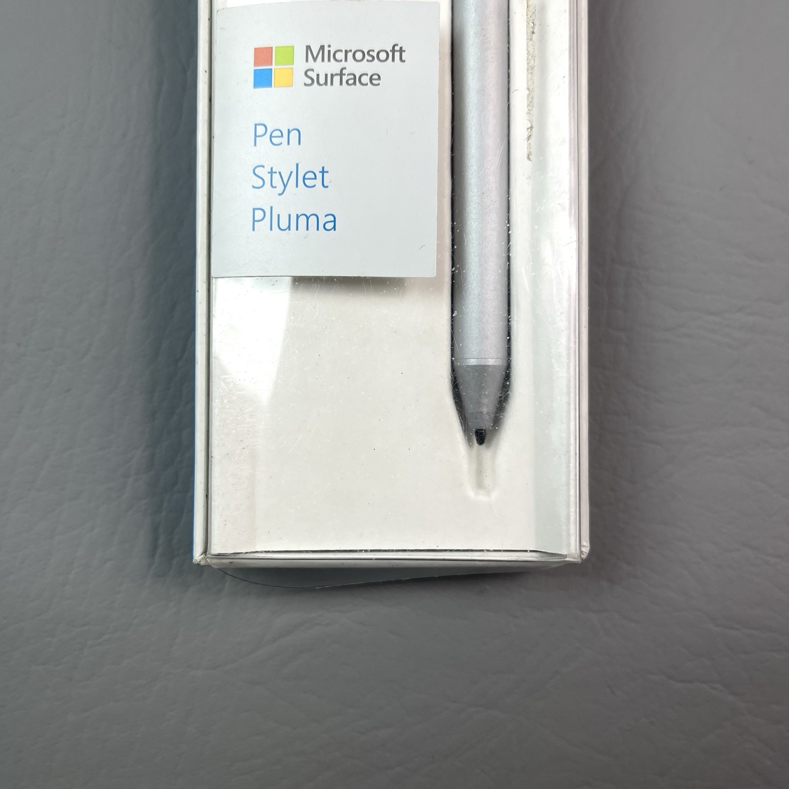 Microsoft Surface Pen Stylus Silver Model 1710 Surface Pro 3 4 Book w/ Tips