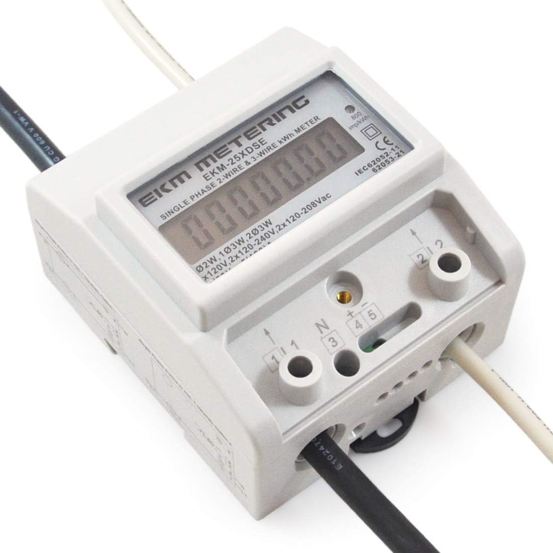 Universal 120V-240V Single Phase Kwh Meter 100A for 2/3-Wire Systems