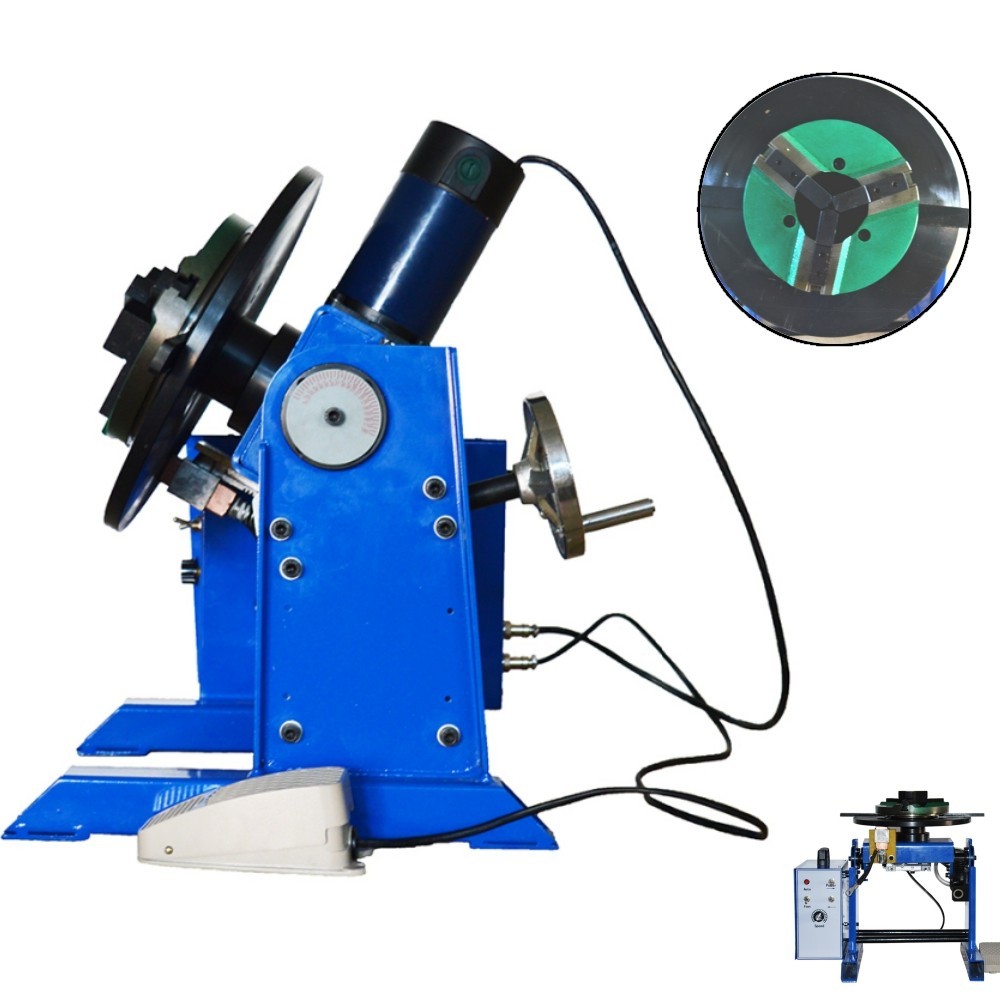 BW-50 Welding Positioner 315mm Table Diameter 0.12KW Rotary Motor 110V