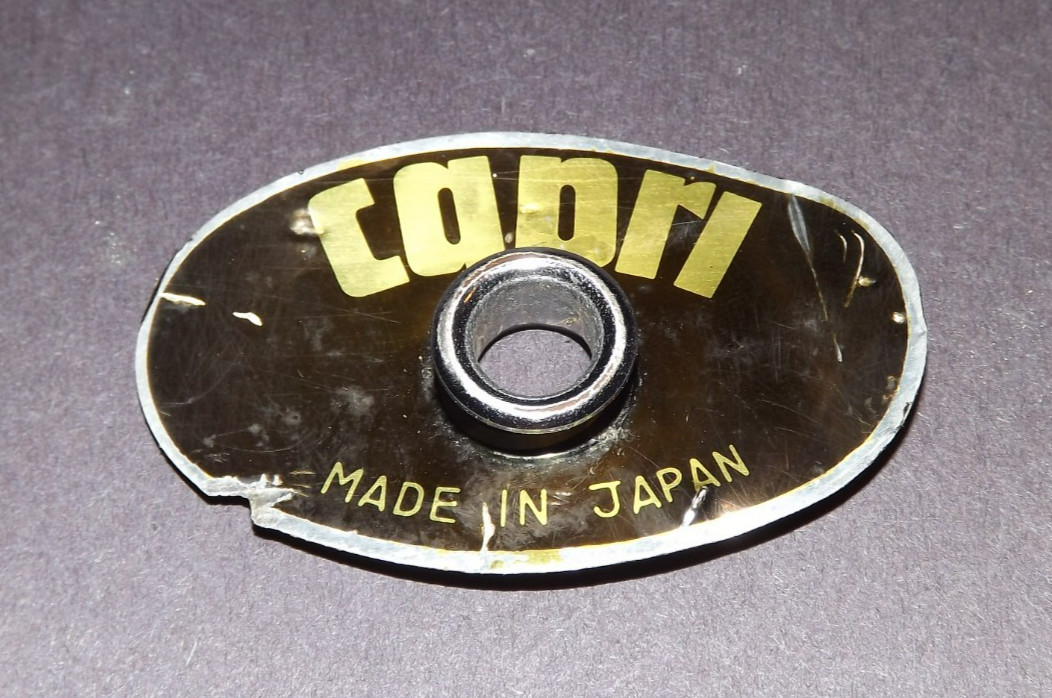 Vintage Capri MIJ Drum Badge (199)