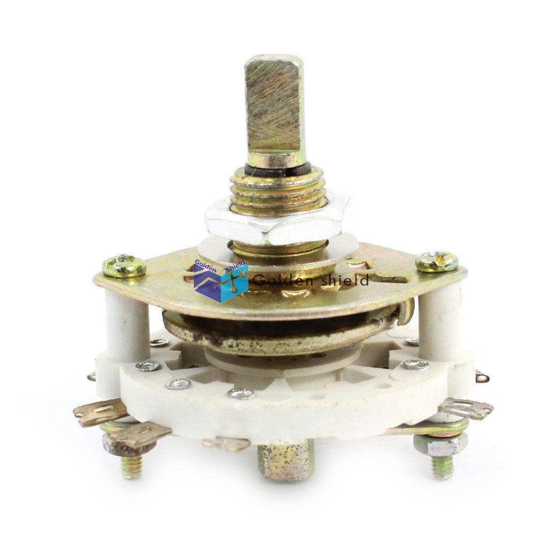 KCZ 2X3 D Shaft 2P3T 2 Pole 3 Position Band Channel Rotary Switch Selector 10✦Kd