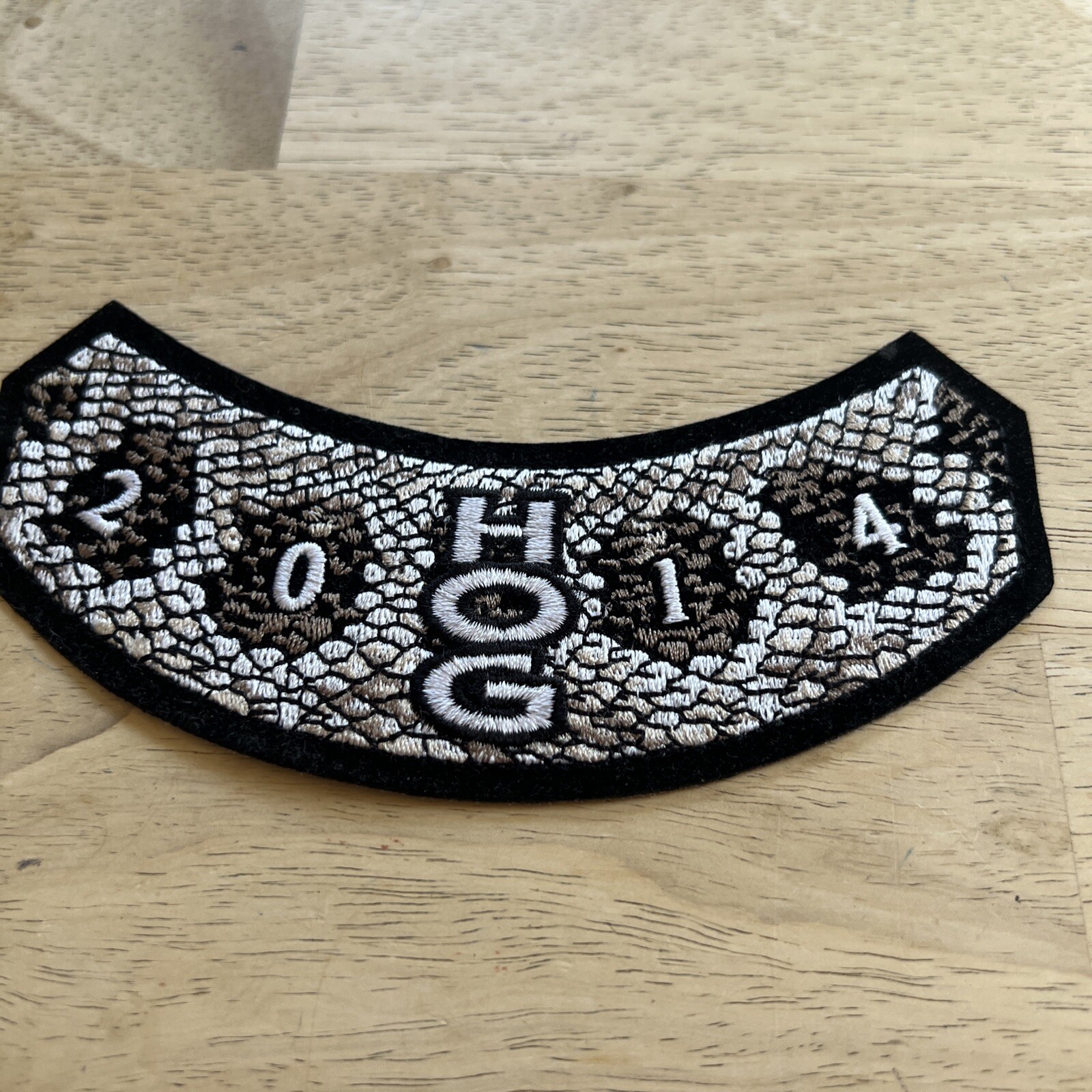 2014 HOG Patch Membership rocker Harley Davidson Owners Group. With Pin