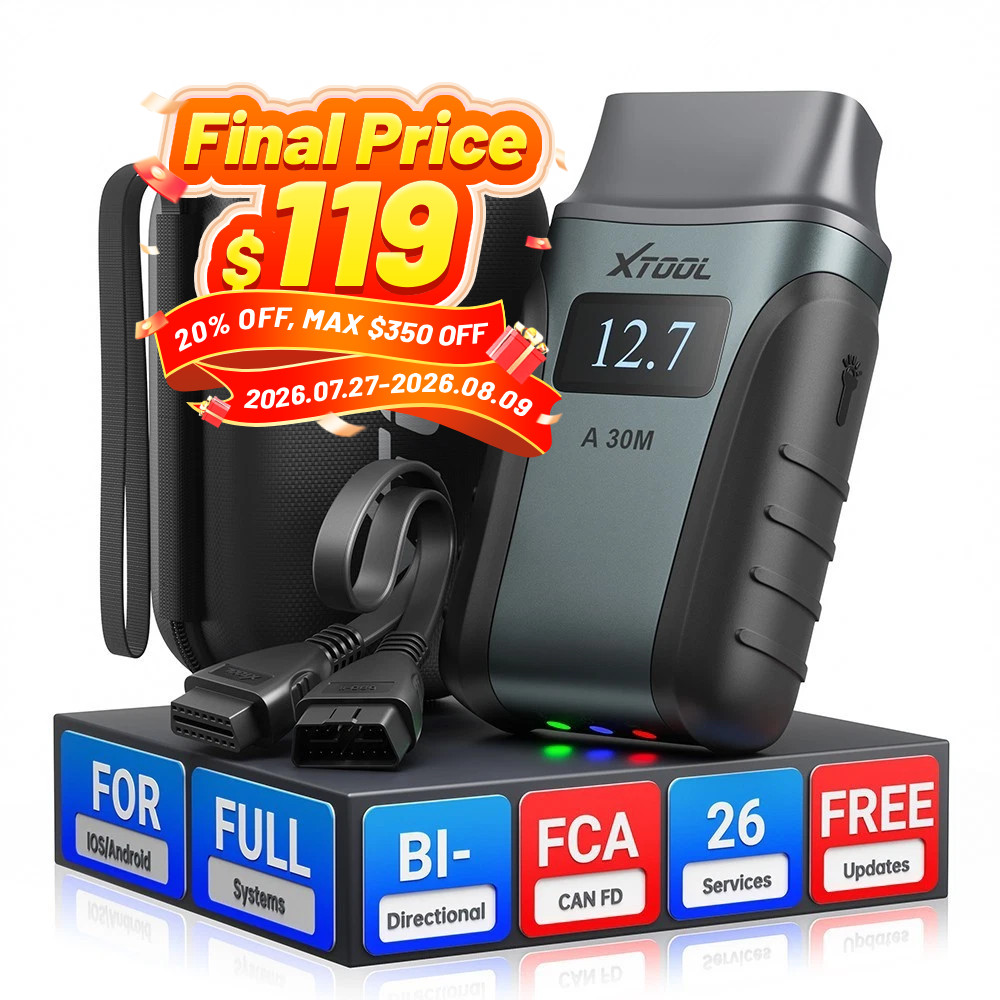 2026 XTOOL A30M KIT Bluetooth All System Car Diagnostic Tool OBD2 Code Scanner