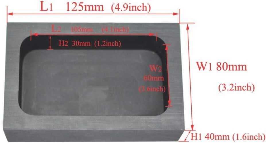 Crucible Mold for Gold Silver Casting