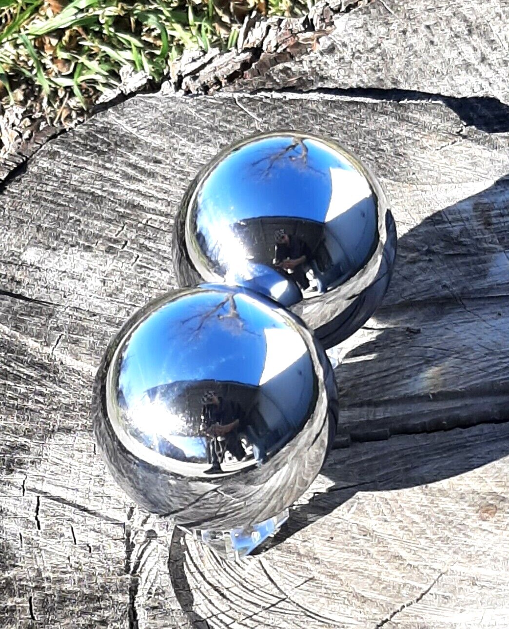 Contact Juggling Balls Chrome Balls 73mm Balls Set/1 Ball - 5Balls