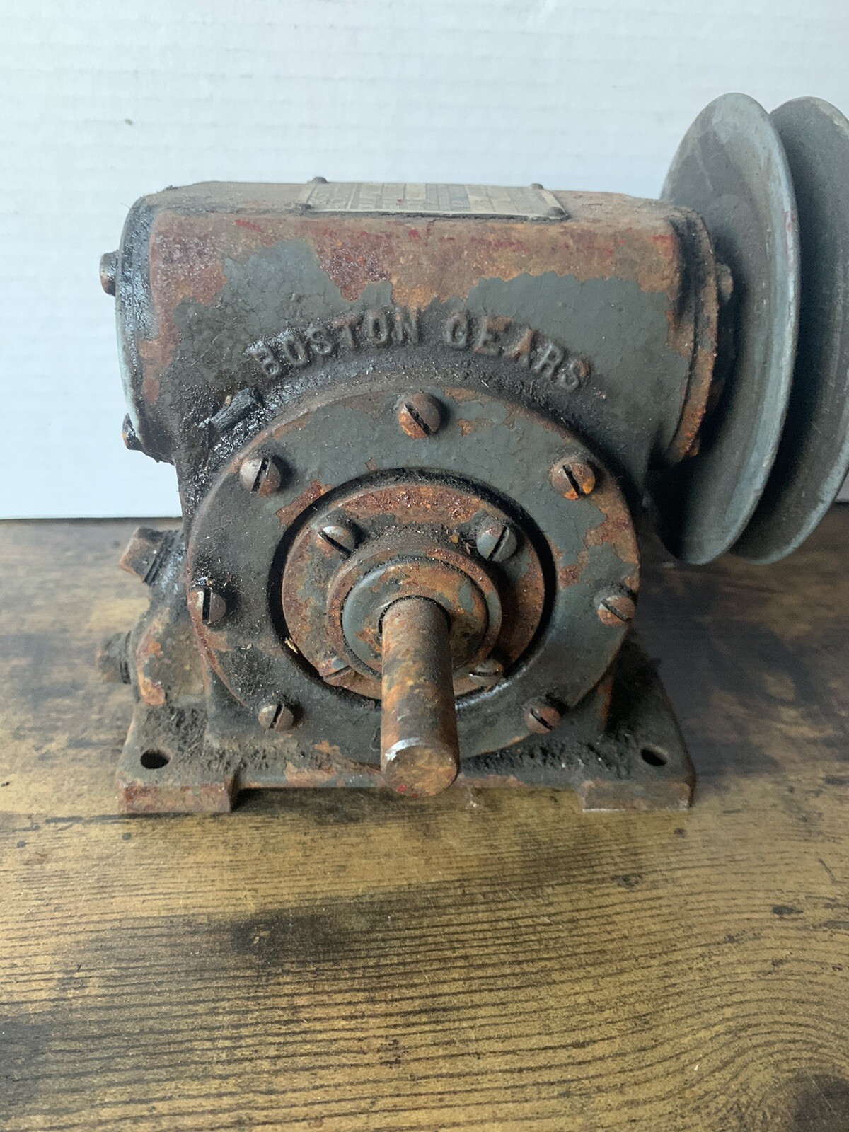 Rare Vintage Boston Gears 1/2 HP Boston Reductor No. 153549 Parts Only