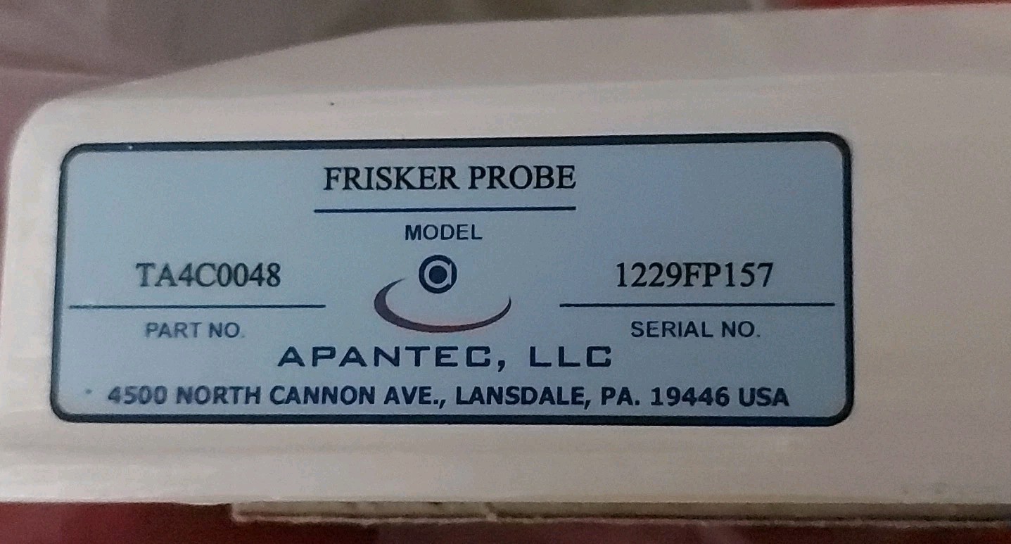 NEW IN BOX PROBE TA4C0048 FOR FUJI APANTEC FRISKER 100 RADIATION DETECTOR.