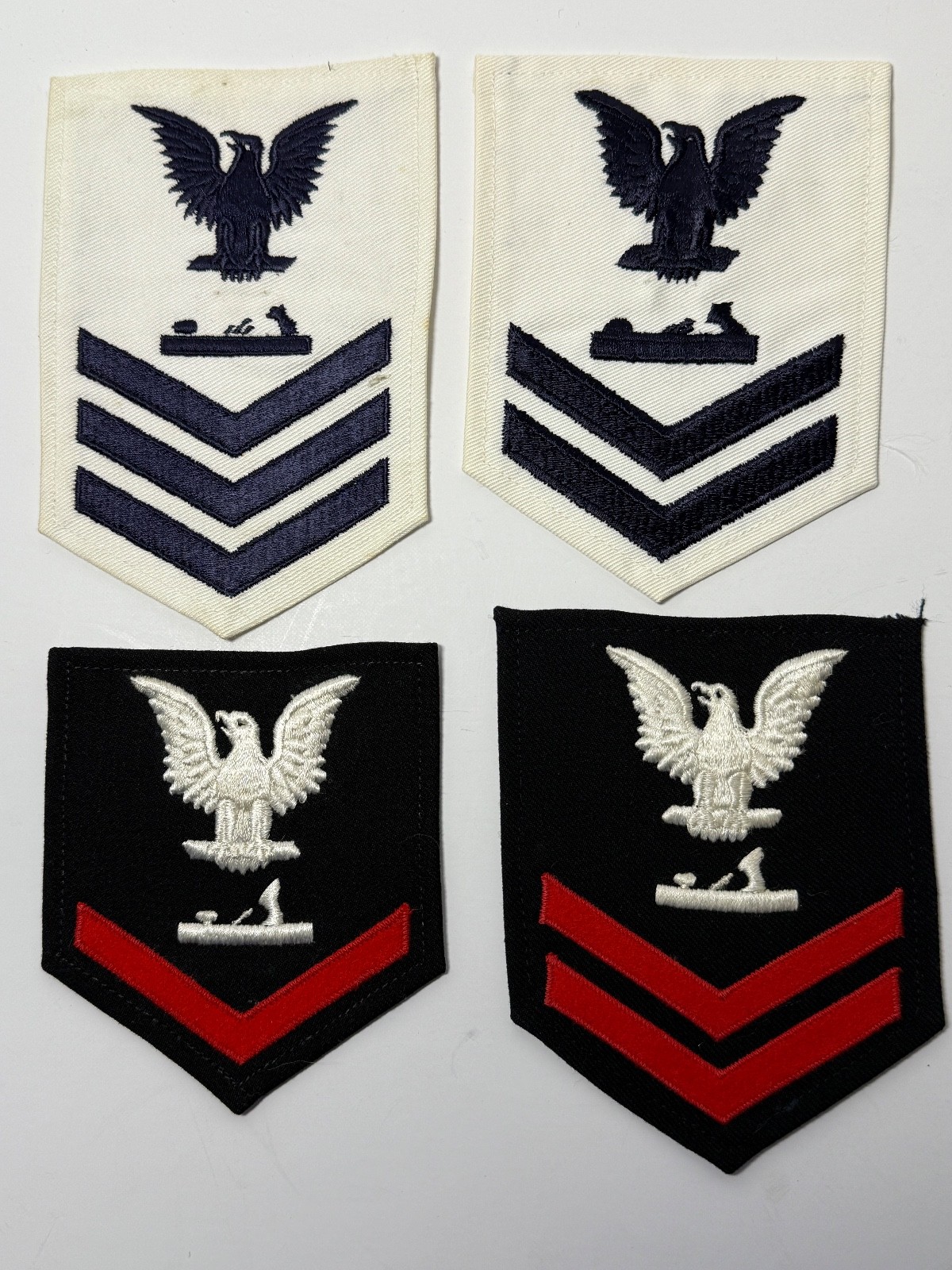 UNITED STATES NAVY, U.S.N. PATTERN MAKER, RATES, GROUPING OF 4