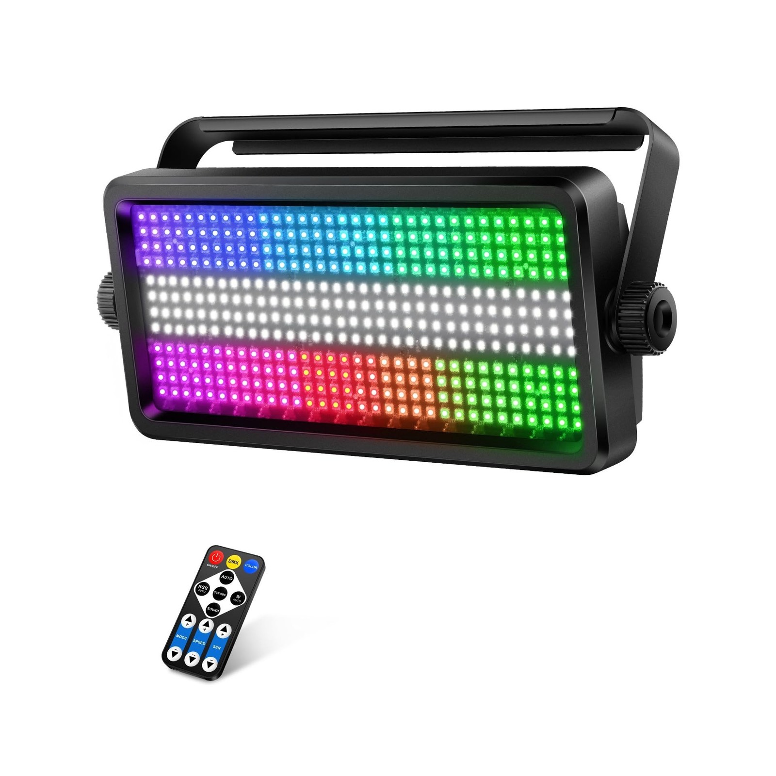 LED Stage Strobe Effect Light - OPPSK 150W RGBW DJ Light with 48 Zones Chasin...