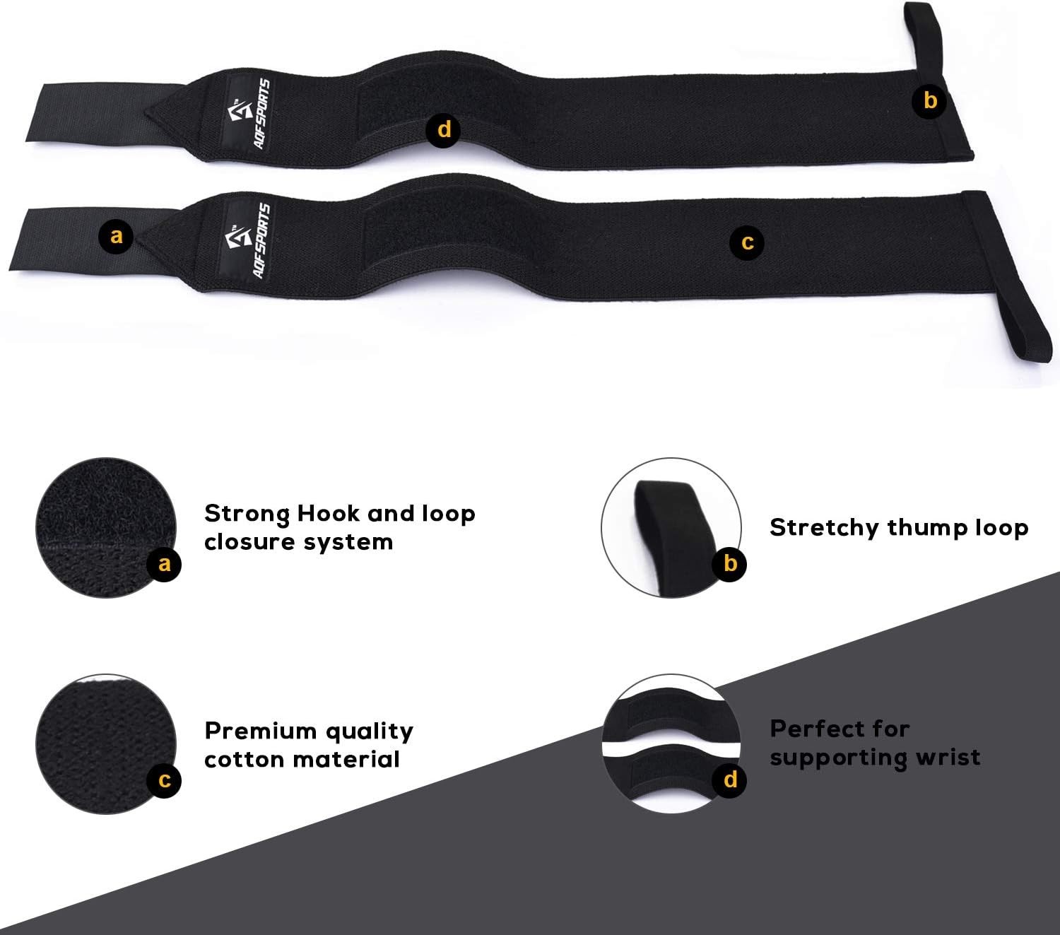 Performance-Enhancing 18" Gym Wrist Support for Powerlifting & Bodybuilding