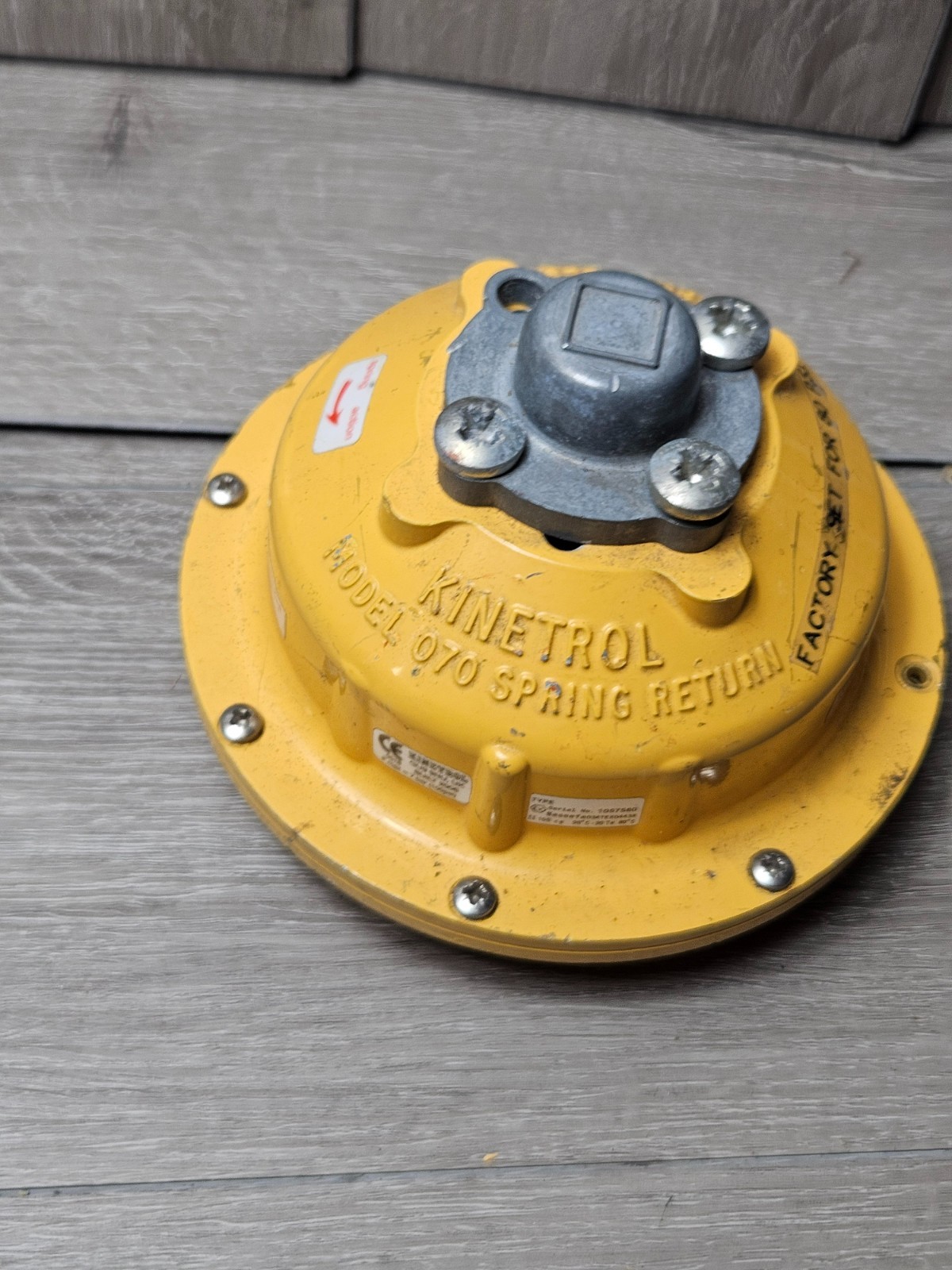 Kinetrol Model: 070 Spring Return