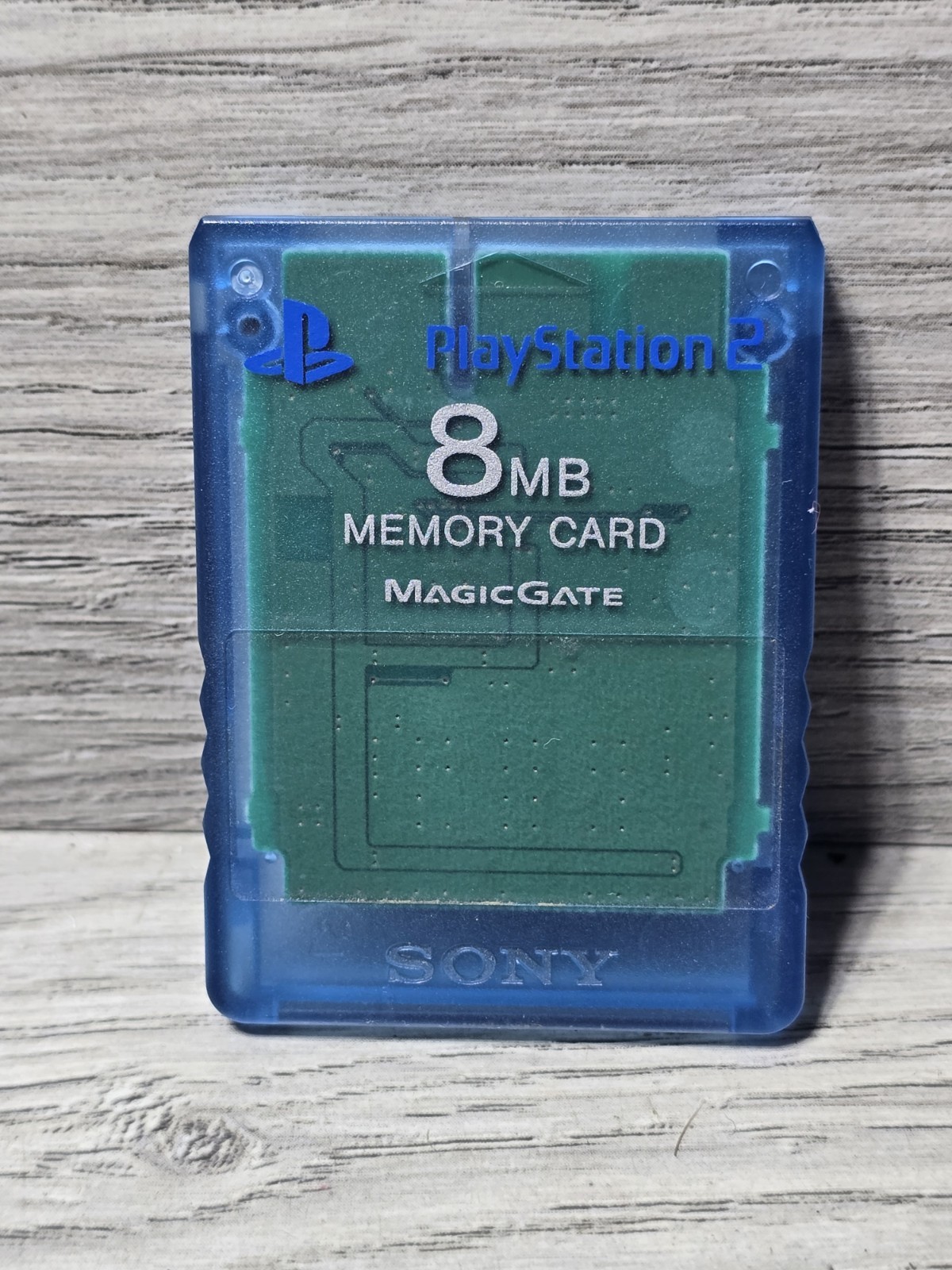 Sony Playstation 2 PS2 OEM MagicGate 8MB Memory Card Blue SCPH-10020