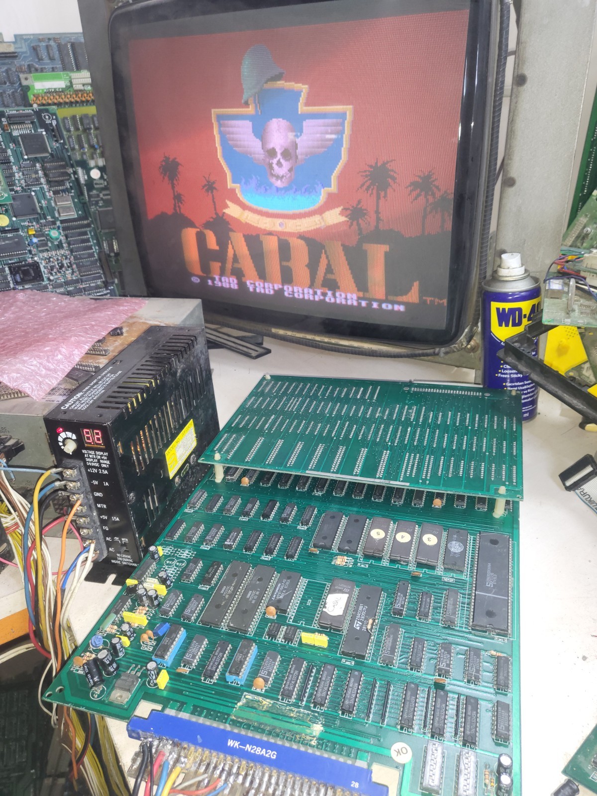 cabal PCB Jamma Video Arcade Game pcb