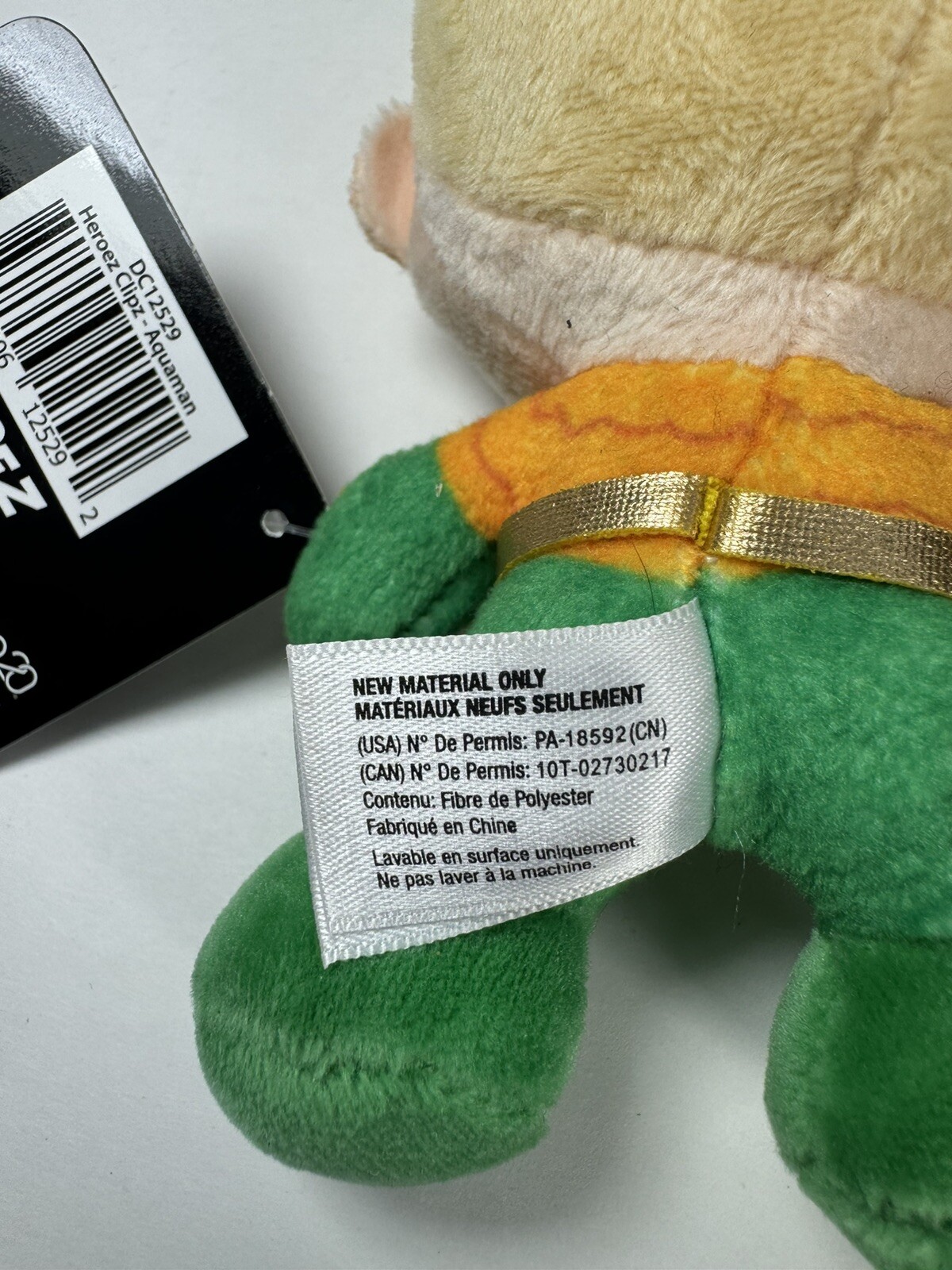 DC Heroez Clipz Aquaman Plush