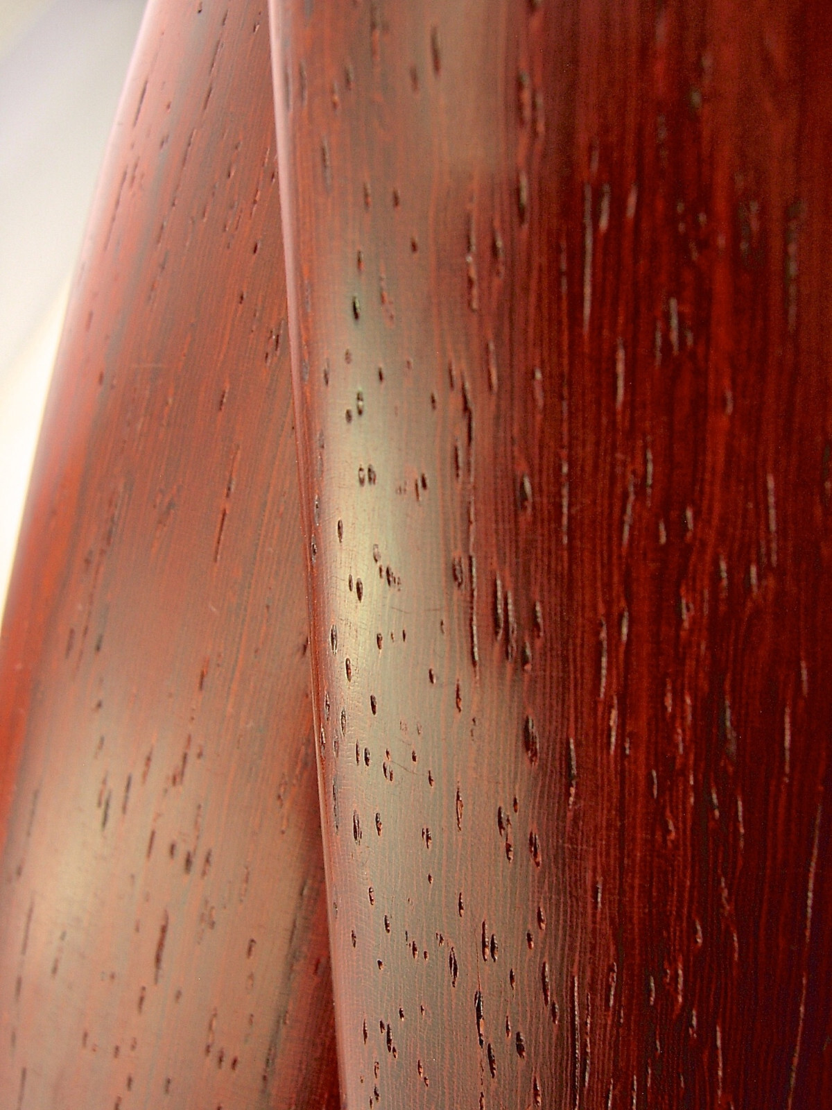 Pea Patch Minstrel-style Padauk Rhythm Bones, wide